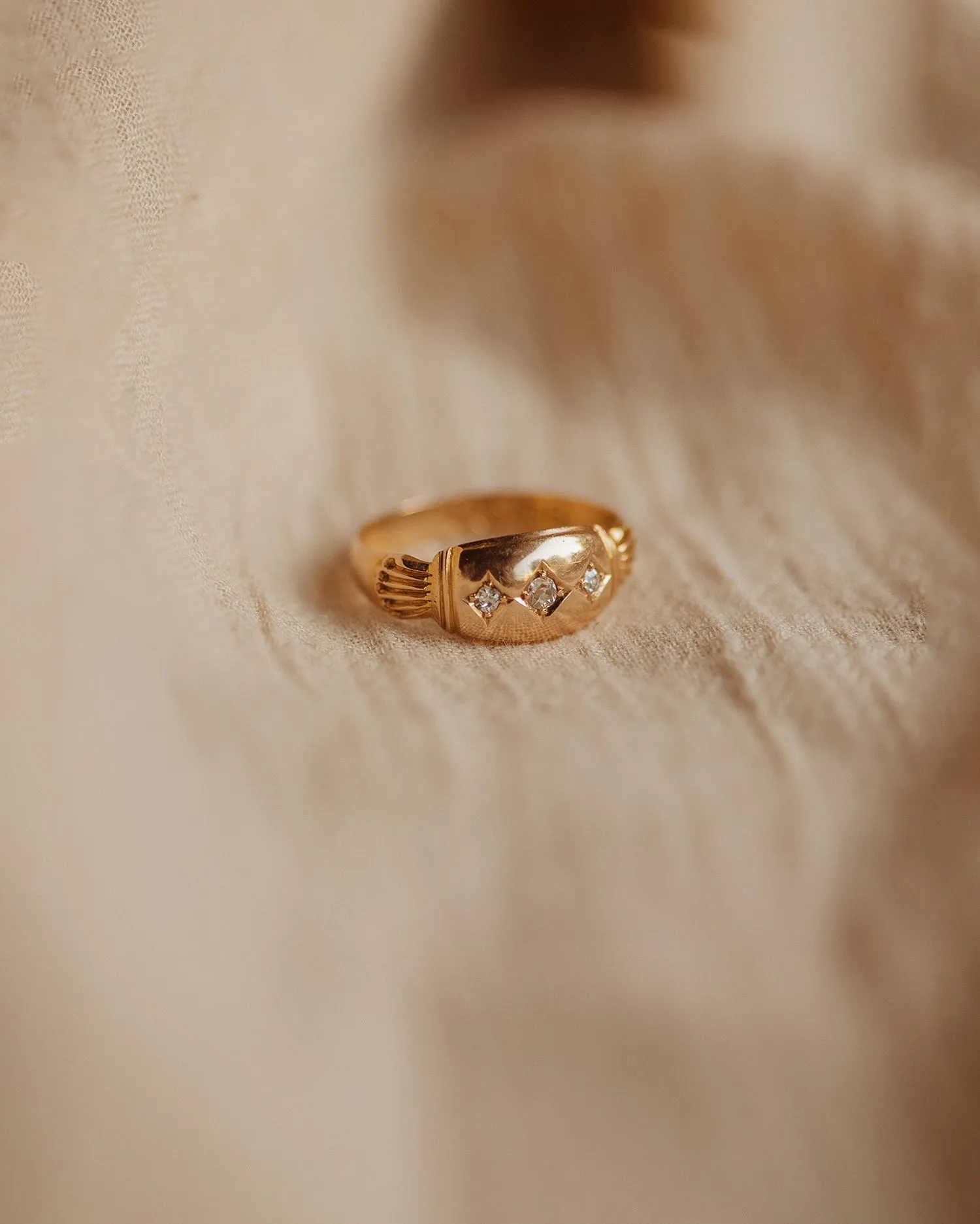 Enid 1901 18ct Gold Antique Diamond Ring sold by Rock n Rose product image thumbnail 3