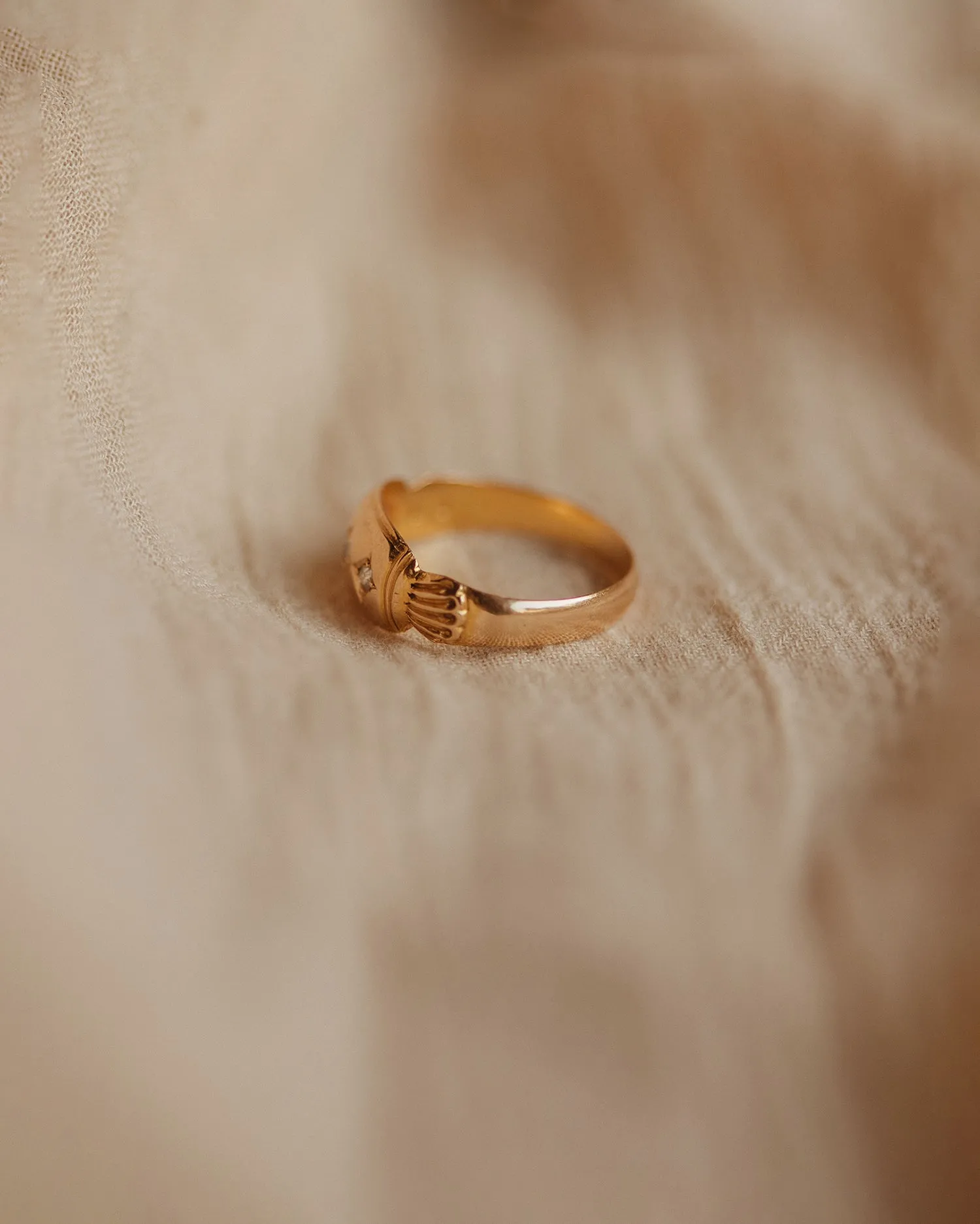 Enid 1901 18ct Gold Antique Diamond Ring sold by Rock n Rose product image thumbnail 5