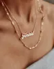 Feminist Script Nameplate Necklace sold by Rock n Rose