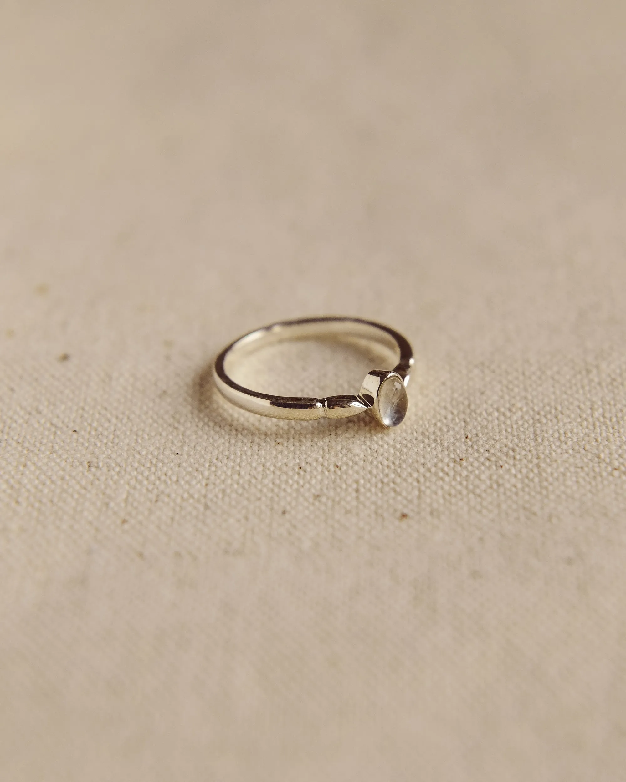 Joanie Sterling Silver Birthstone Ring - June sold by Rock n Rose product image thumbnail 3