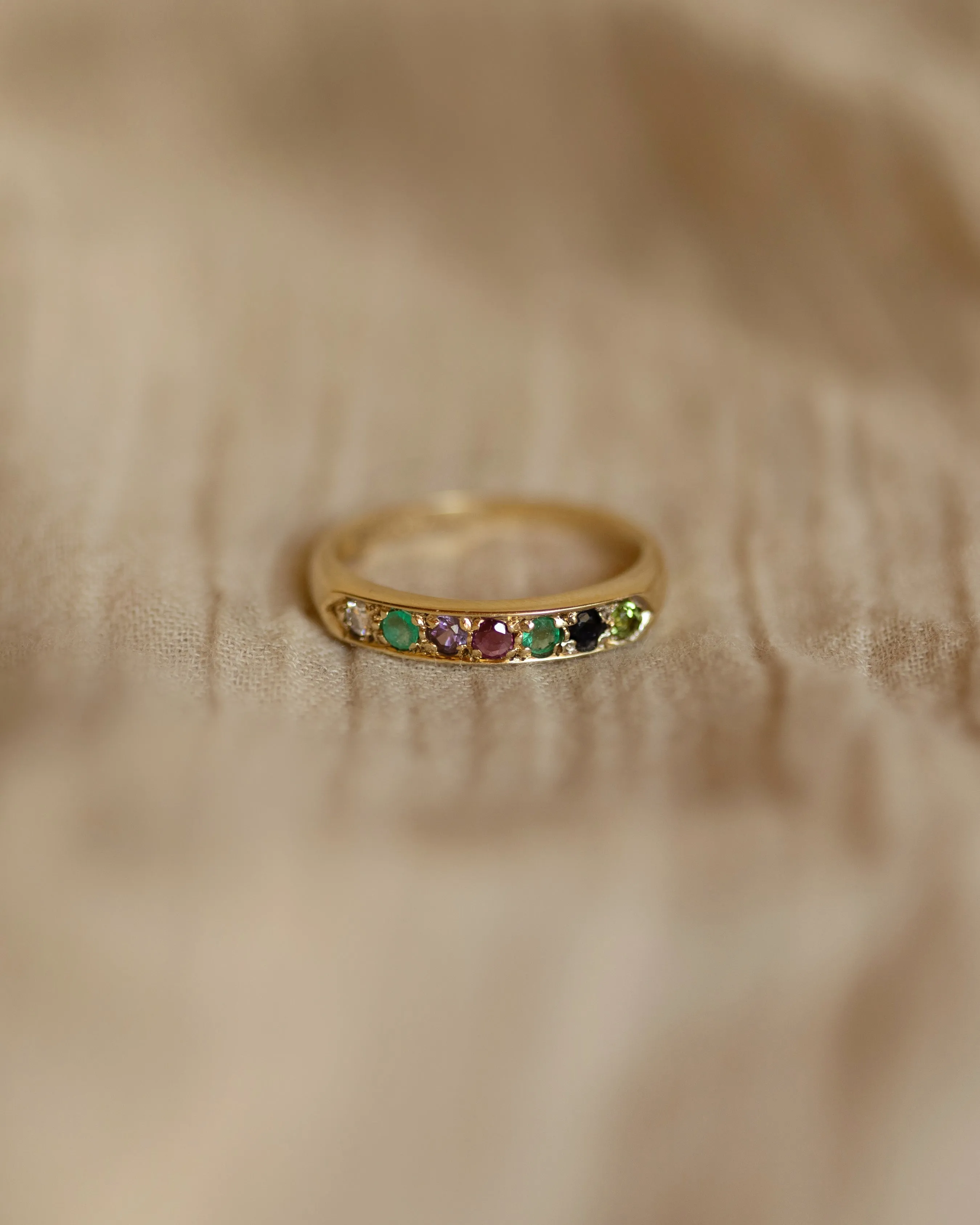 Nina 1992 Vintage 9ct Gold Dearest Acrostic Ring sold by Rock n Rose product image thumbnail 3