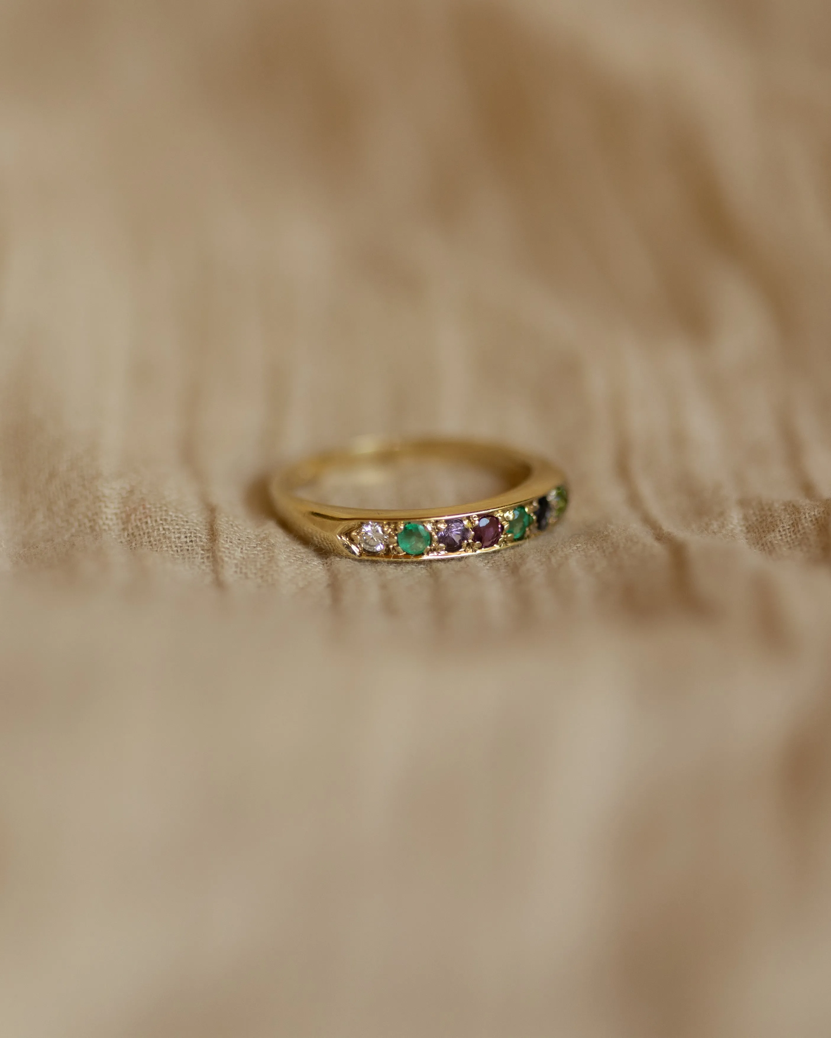 Nina 1992 Vintage 9ct Gold Dearest Acrostic Ring sold by Rock n Rose product image thumbnail 4