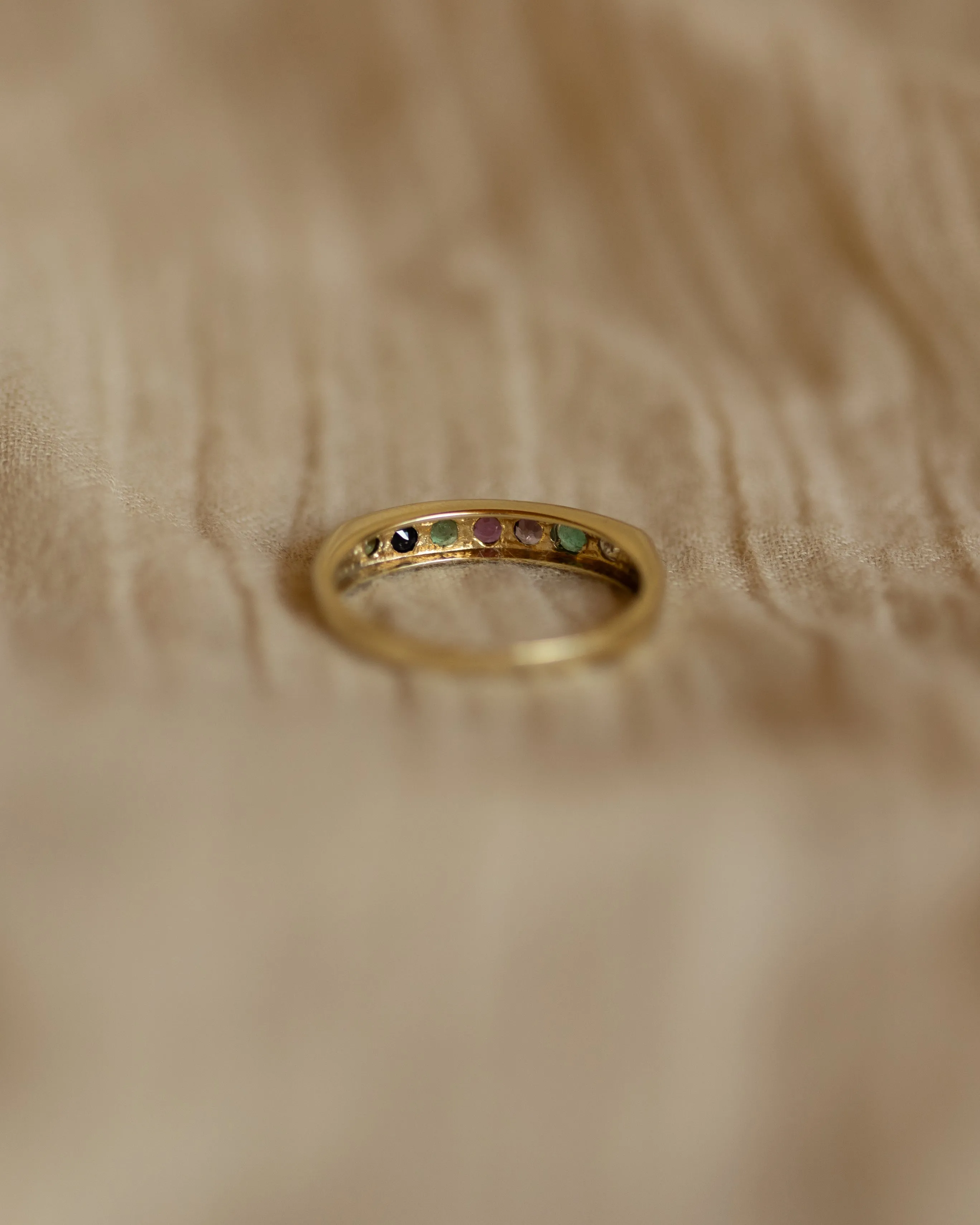 Nina 1992 Vintage 9ct Gold Dearest Acrostic Ring sold by Rock n Rose product image thumbnail 5