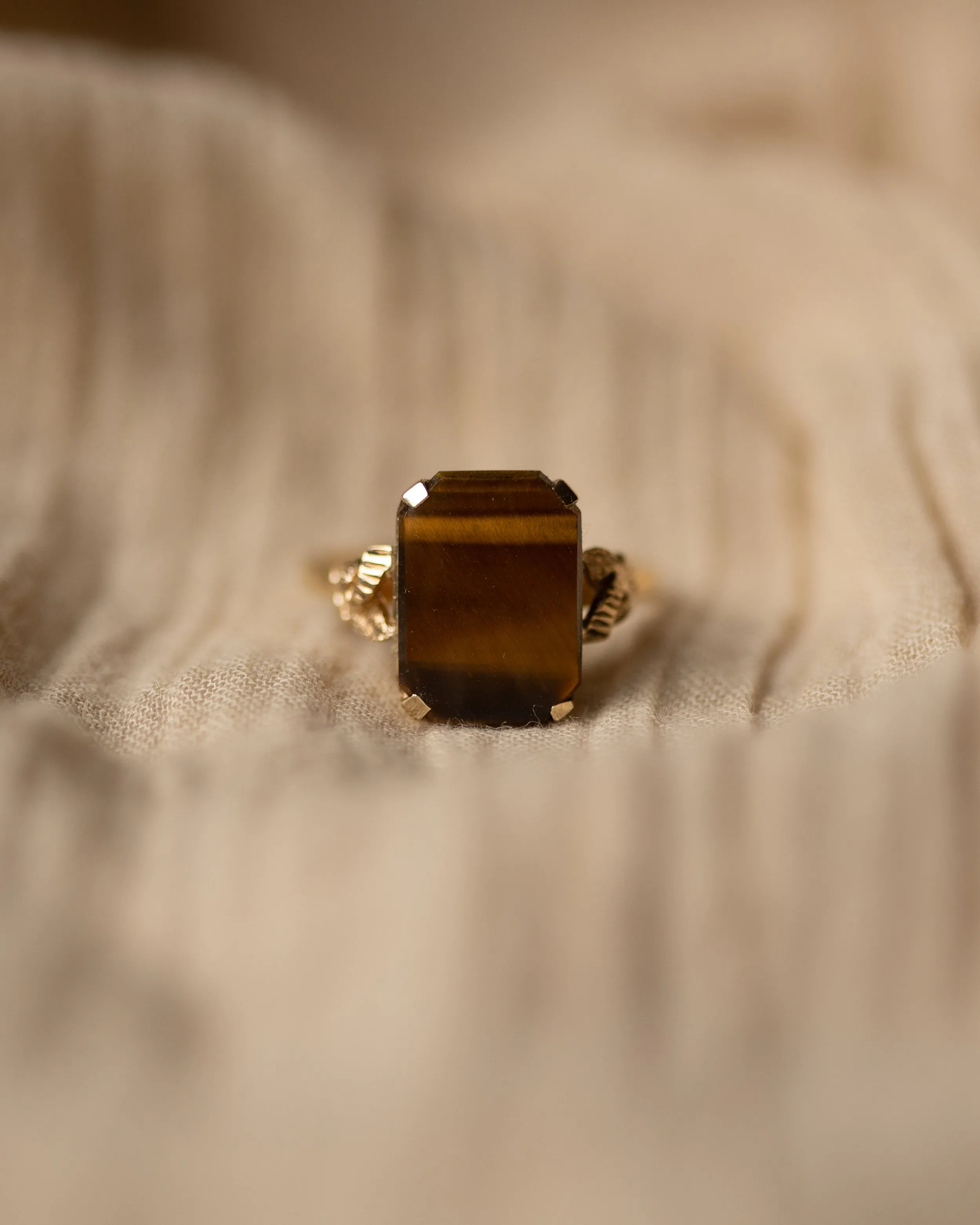 Maryalice Vintage 9ct Gold Tiger Eye Ring sold by Rock n Rose product image thumbnail 3