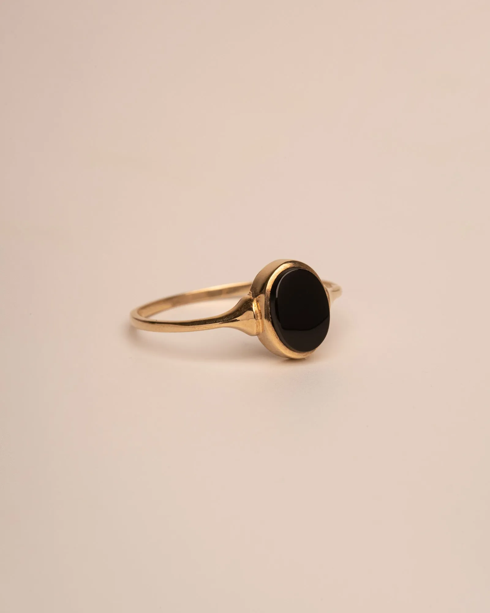 Selma 9ct Gold Onyx Ring sold by Rock n Rose product image thumbnail 3