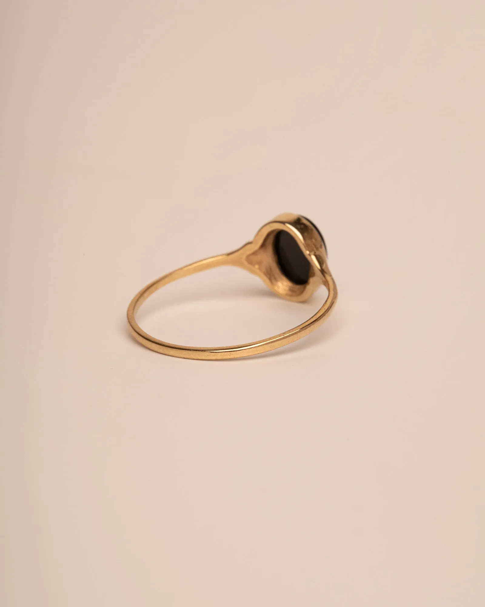 Selma 9ct Gold Onyx Ring sold by Rock n Rose product image thumbnail 4