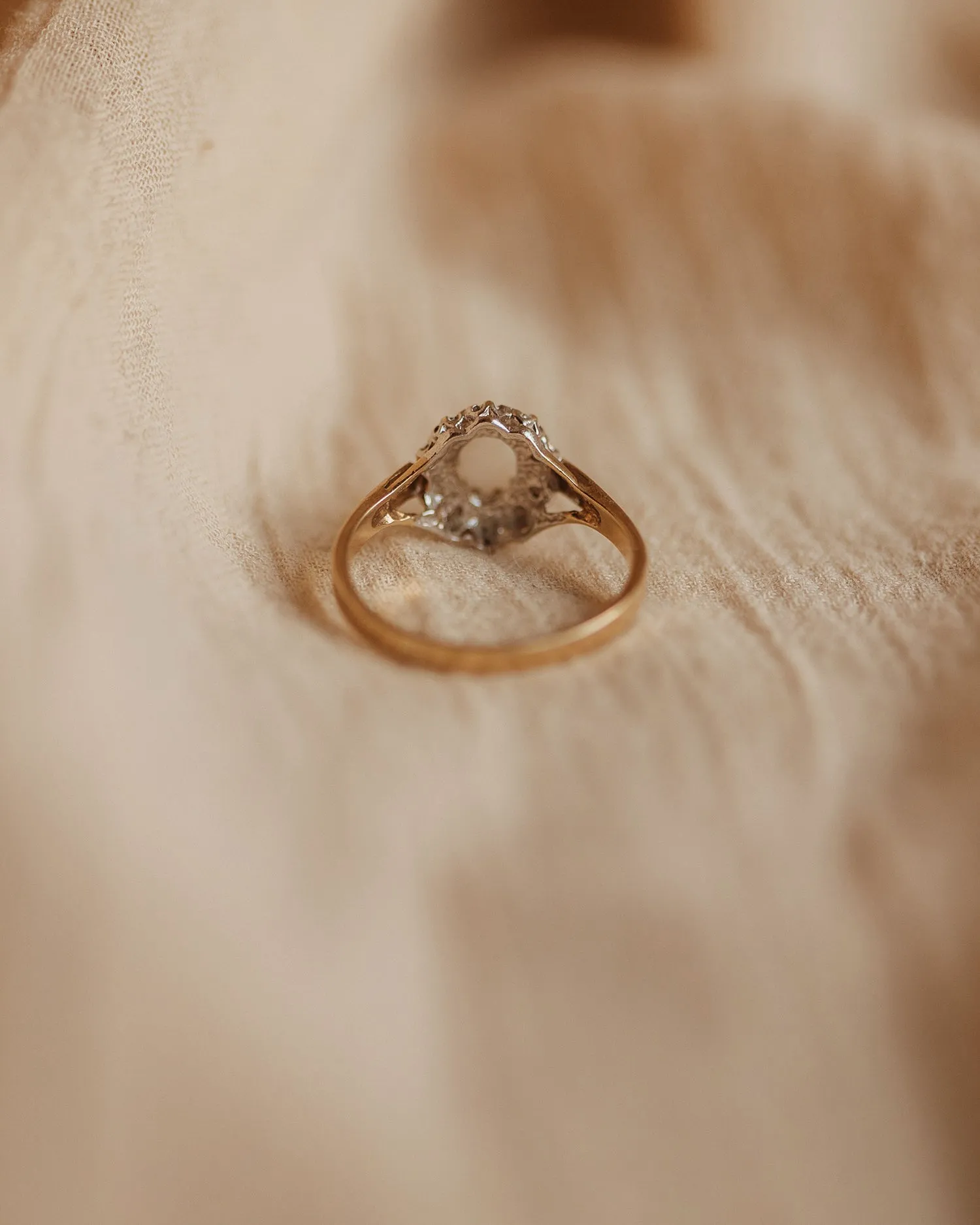 Rosemary 9ct Gold Opal & Diamond Ring sold by Rock n Rose product image thumbnail 4