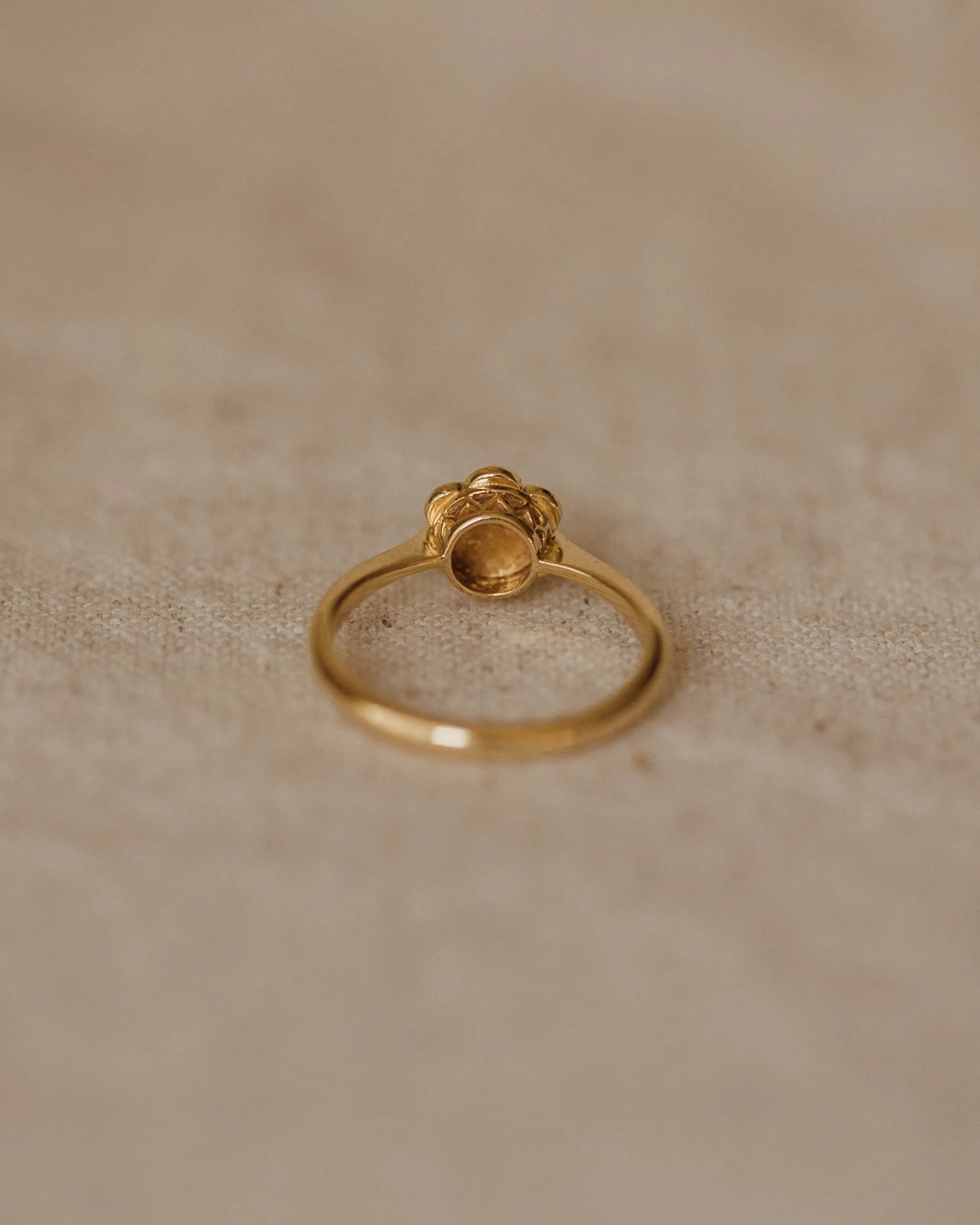 Bessie Vintage 18ct Gold Opal Cluster Ring sold by Rock n Rose product image thumbnail 5