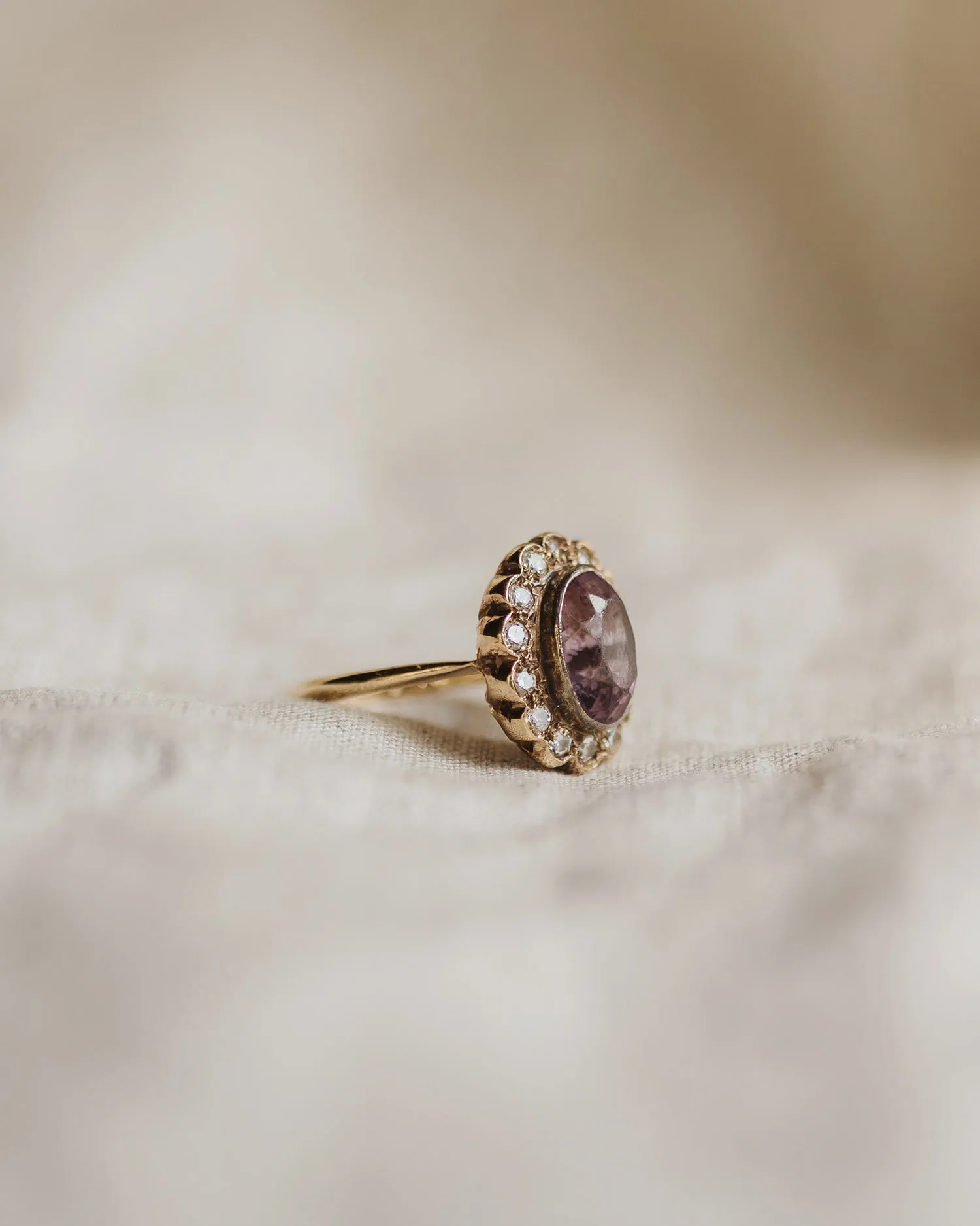 Verona 9ct Gold Amethyst Ring sold by Rock n Rose product image thumbnail 3