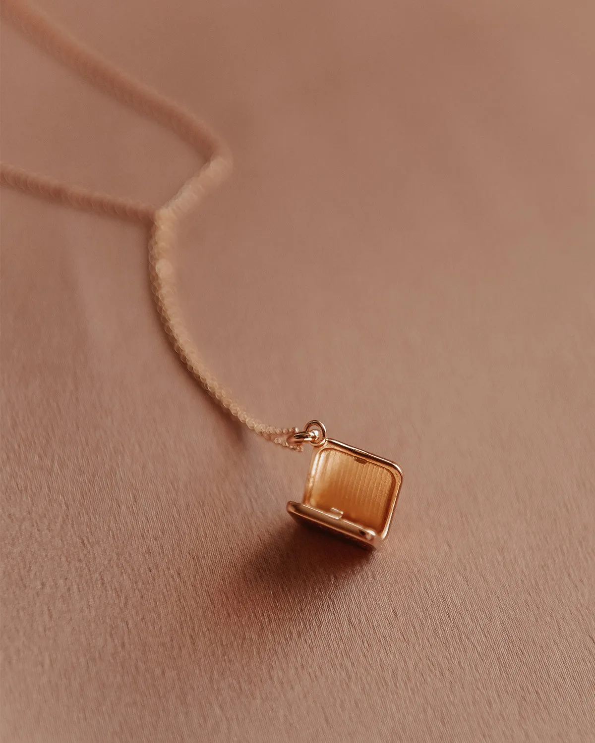 Margaret Gold Vermeil Locket Necklace sold by Rock n Rose product image thumbnail 3