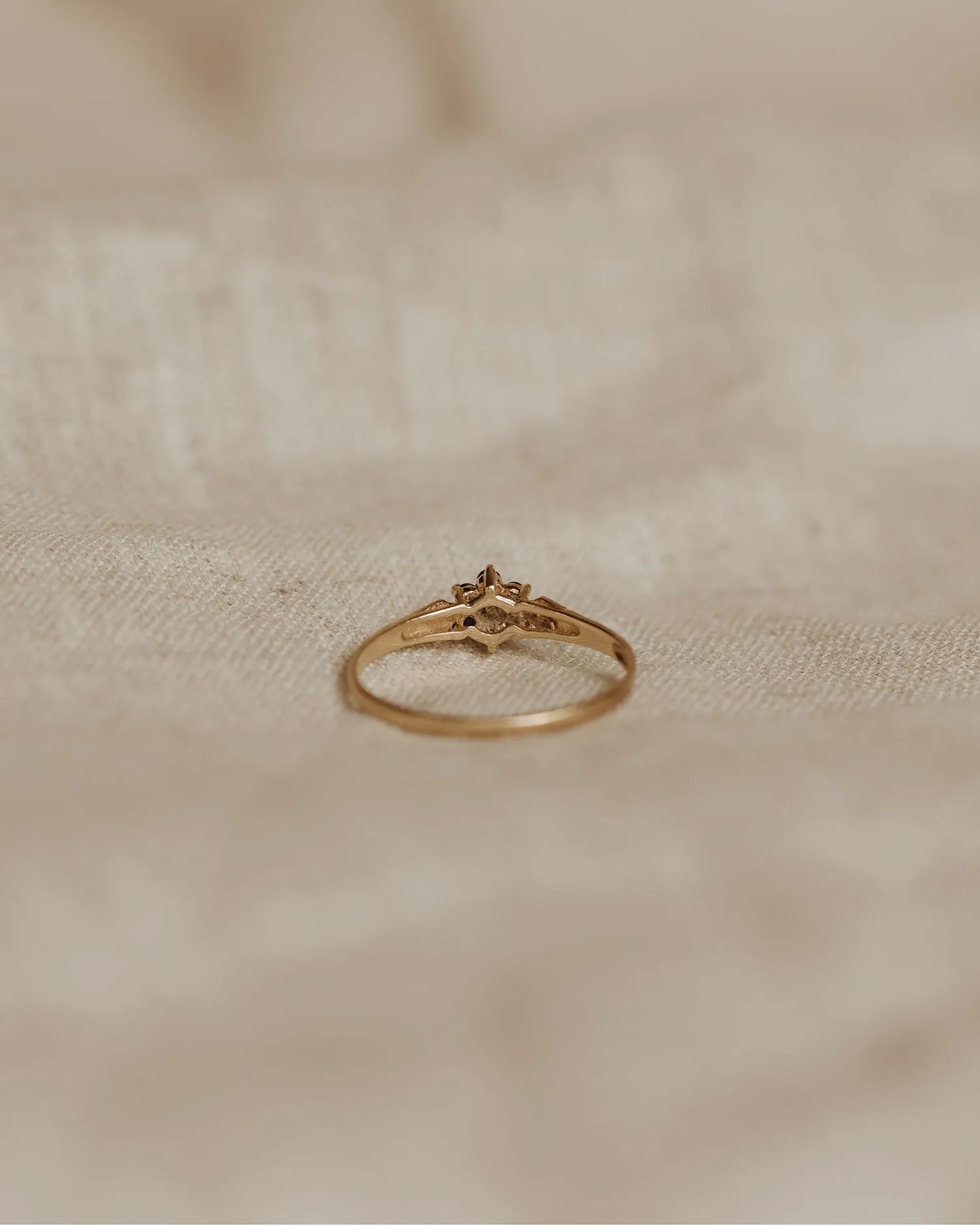 Dolly 9ct Gold Sapphire & Diamond Ring sold by Rock n Rose product image thumbnail 4