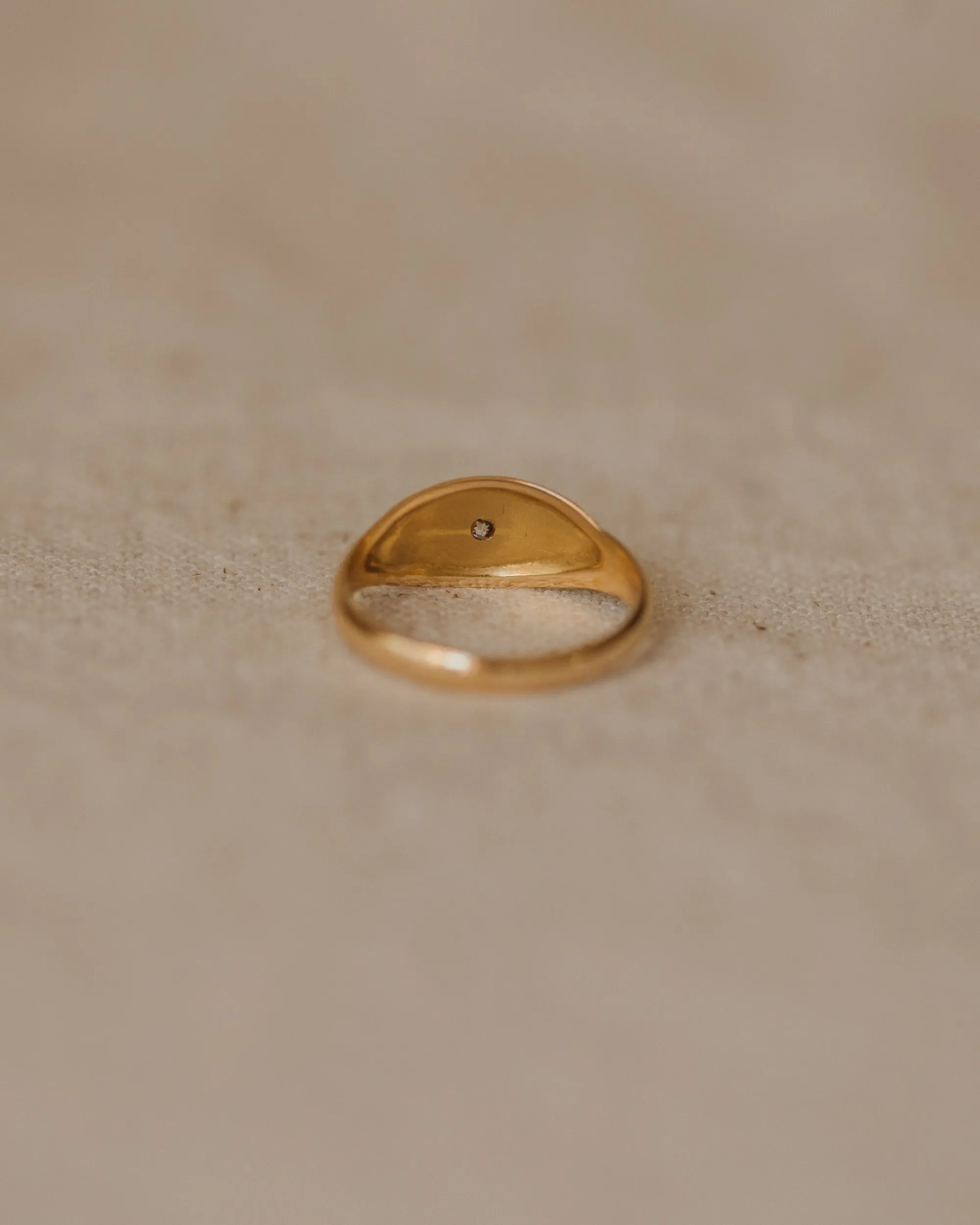 Tillie 1904 Edwardian 18ct Gold Star Set Diamond Ring sold by Rock n Rose product image thumbnail 5