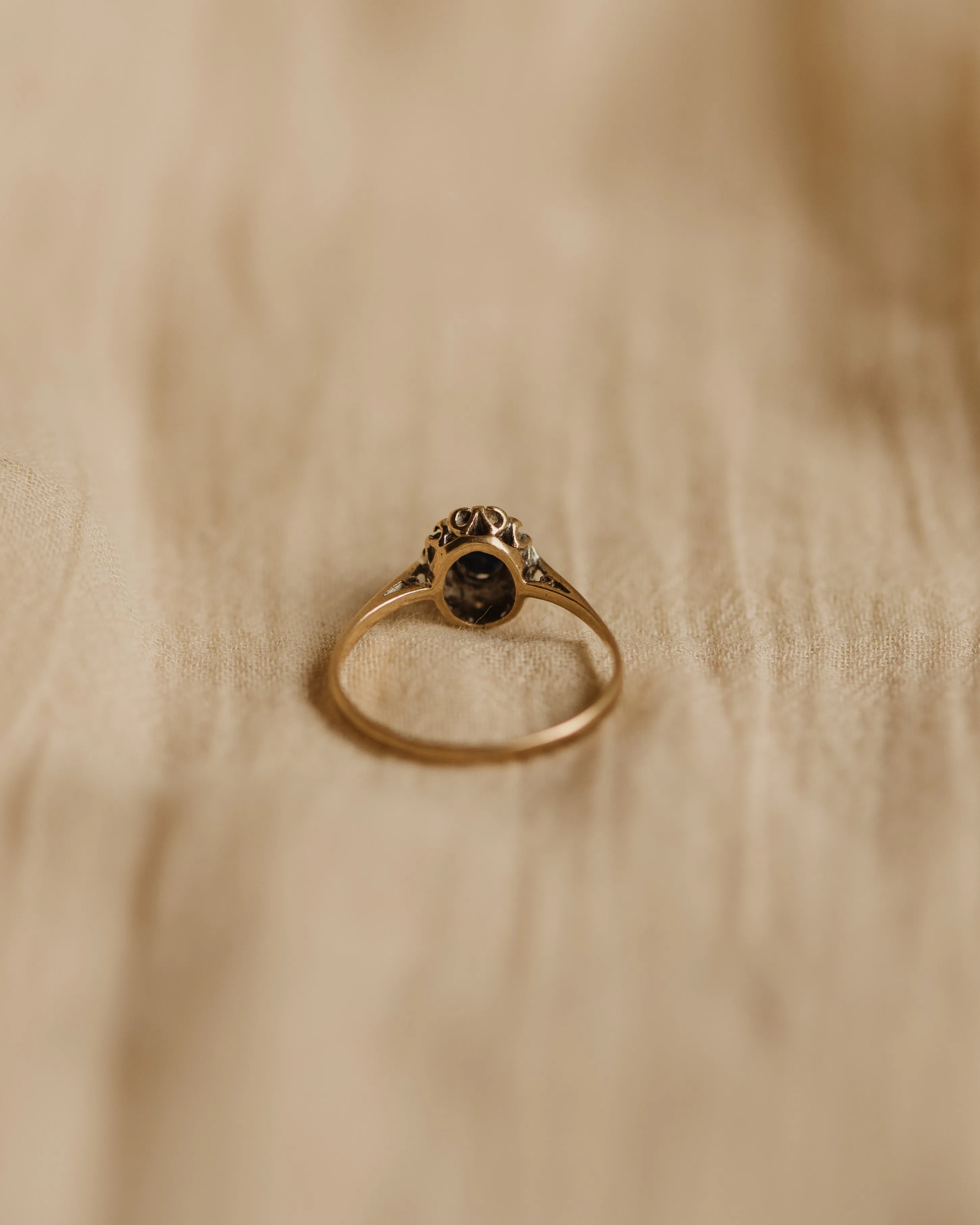 Matilda 1983 9ct Gold Sapphire & Diamond Ring sold by Rock n Rose product image thumbnail 4