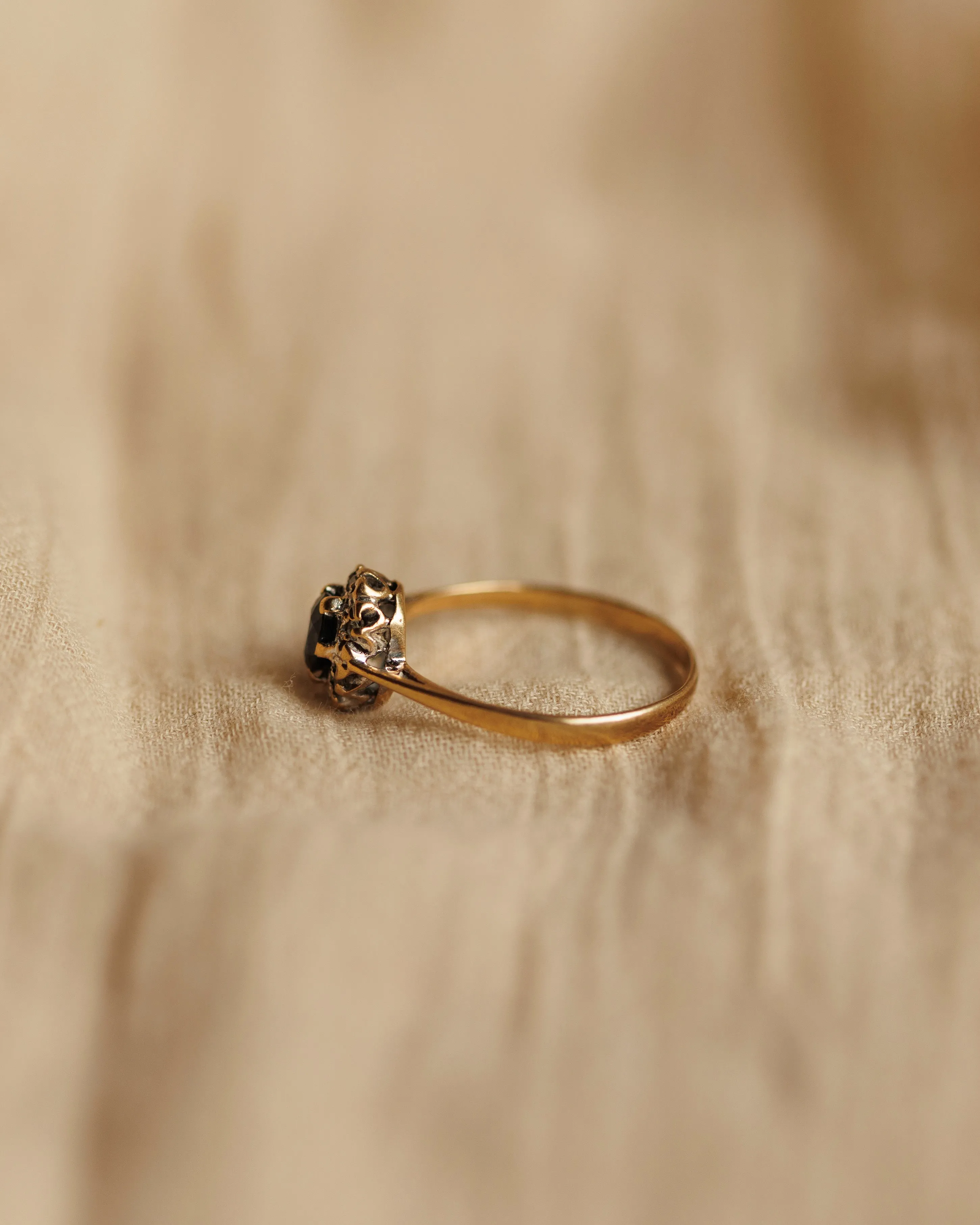 Matilda 1983 9ct Gold Sapphire & Diamond Ring sold by Rock n Rose product image thumbnail 5