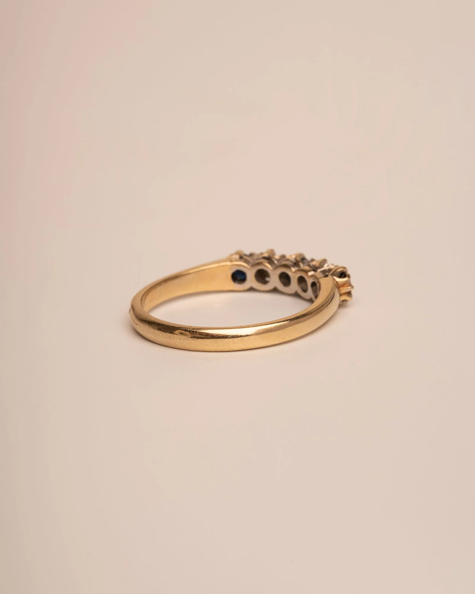 Francine 9ct Gold Sapphire & Diamond Ring sold by Rock n Rose product image thumbnail 4