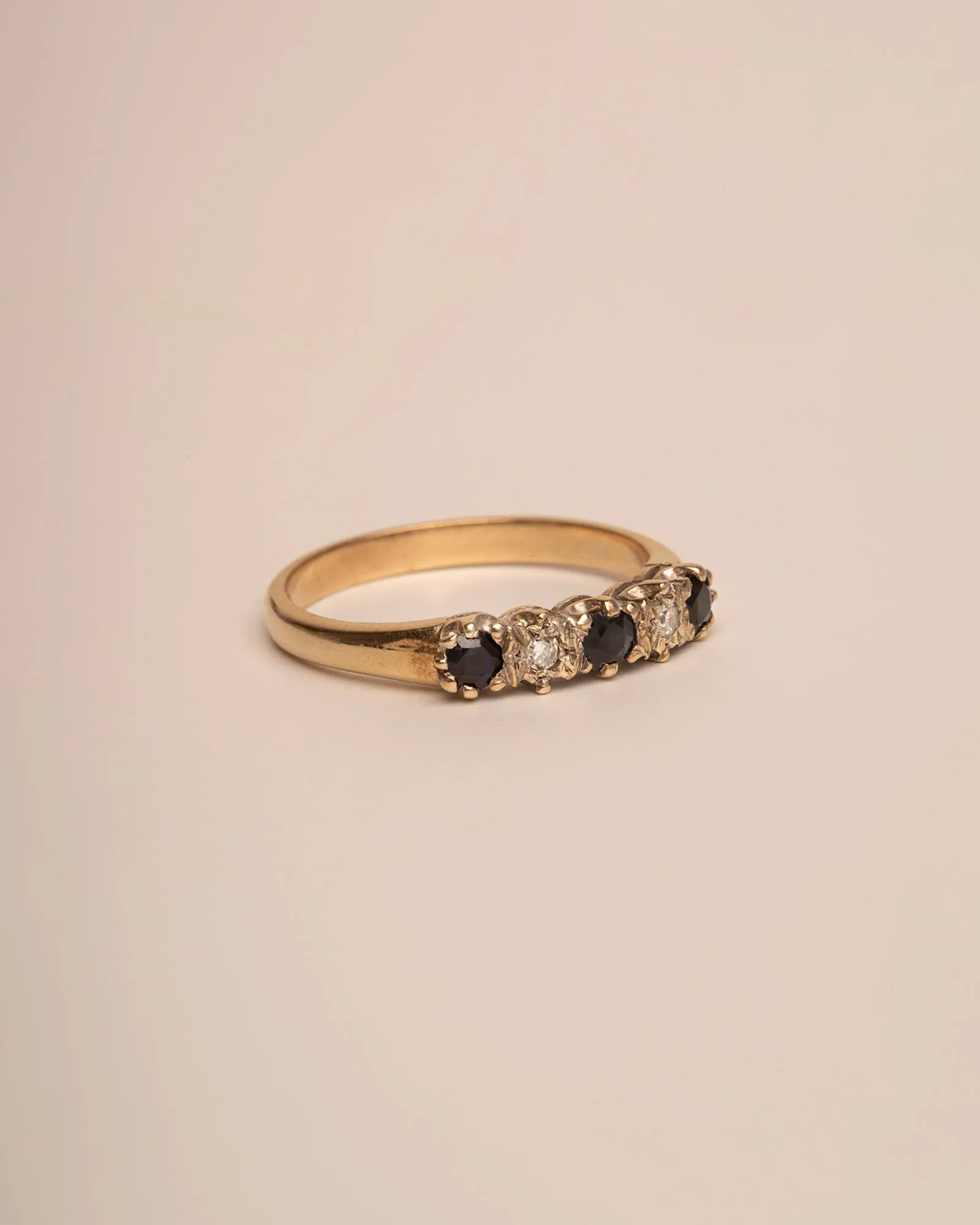 Francine 9ct Gold Sapphire & Diamond Ring sold by Rock n Rose product image thumbnail 2