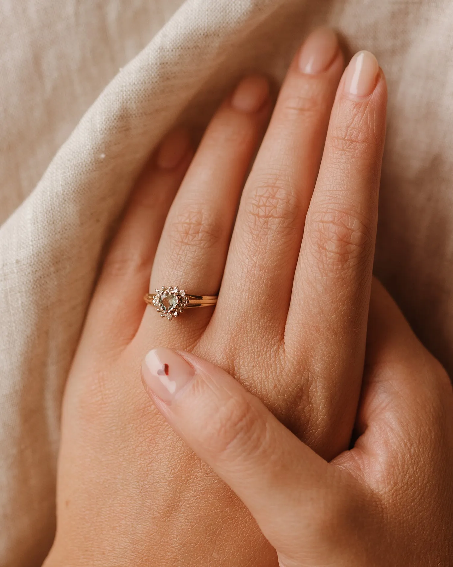 Idella 9ct Gold Aquamarine Ring sold by Rock n Rose product image thumbnail 2