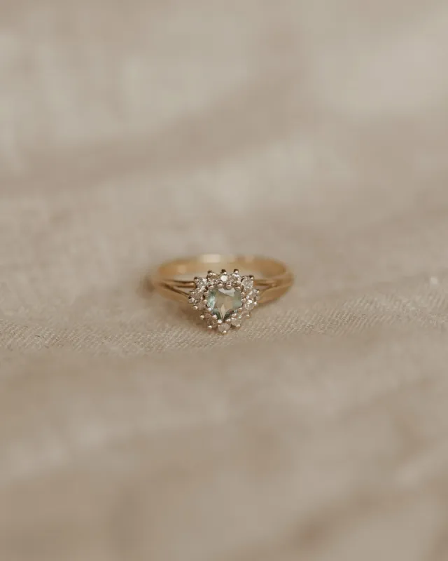 Idella 9ct Gold Aquamarine Ring sold by Rock n Rose