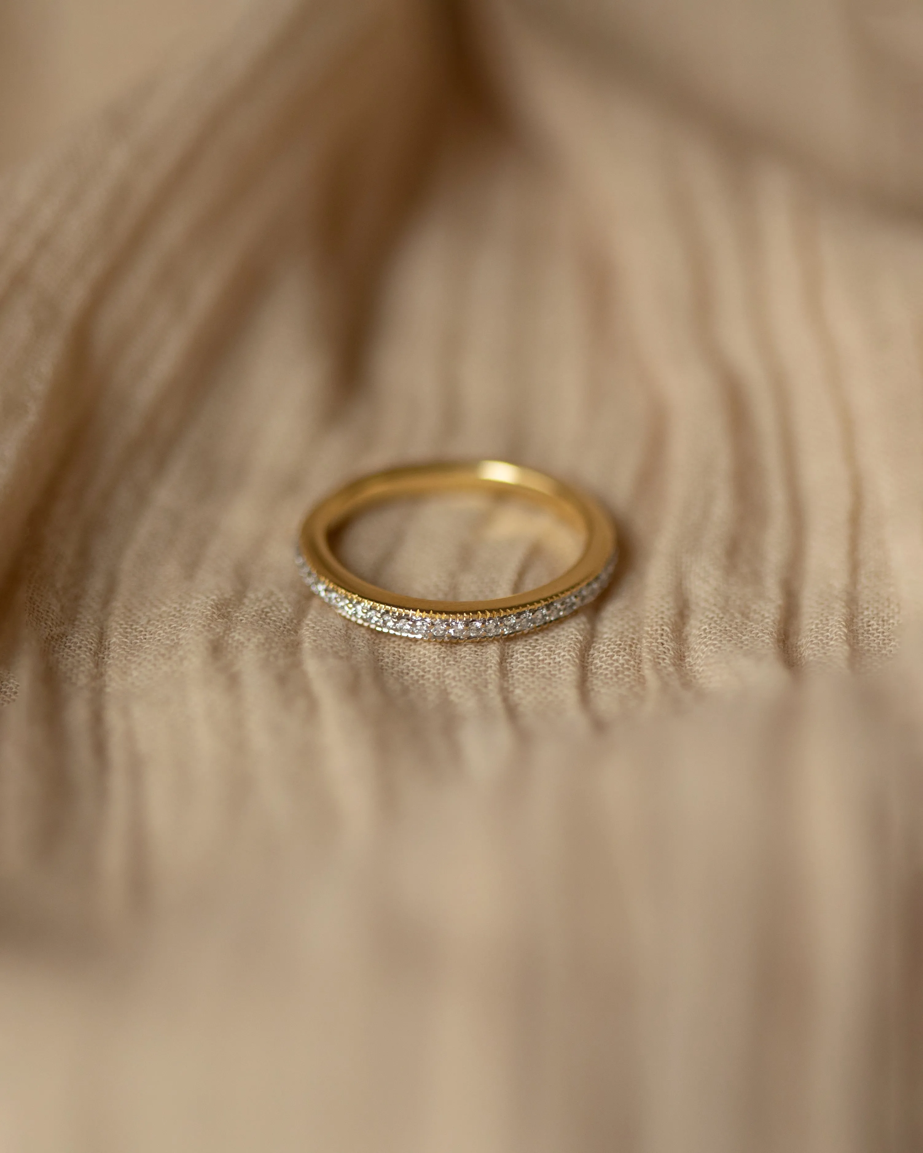 Victoria 18ct Gold Diamond Half Eternity Ring sold by Rock n Rose