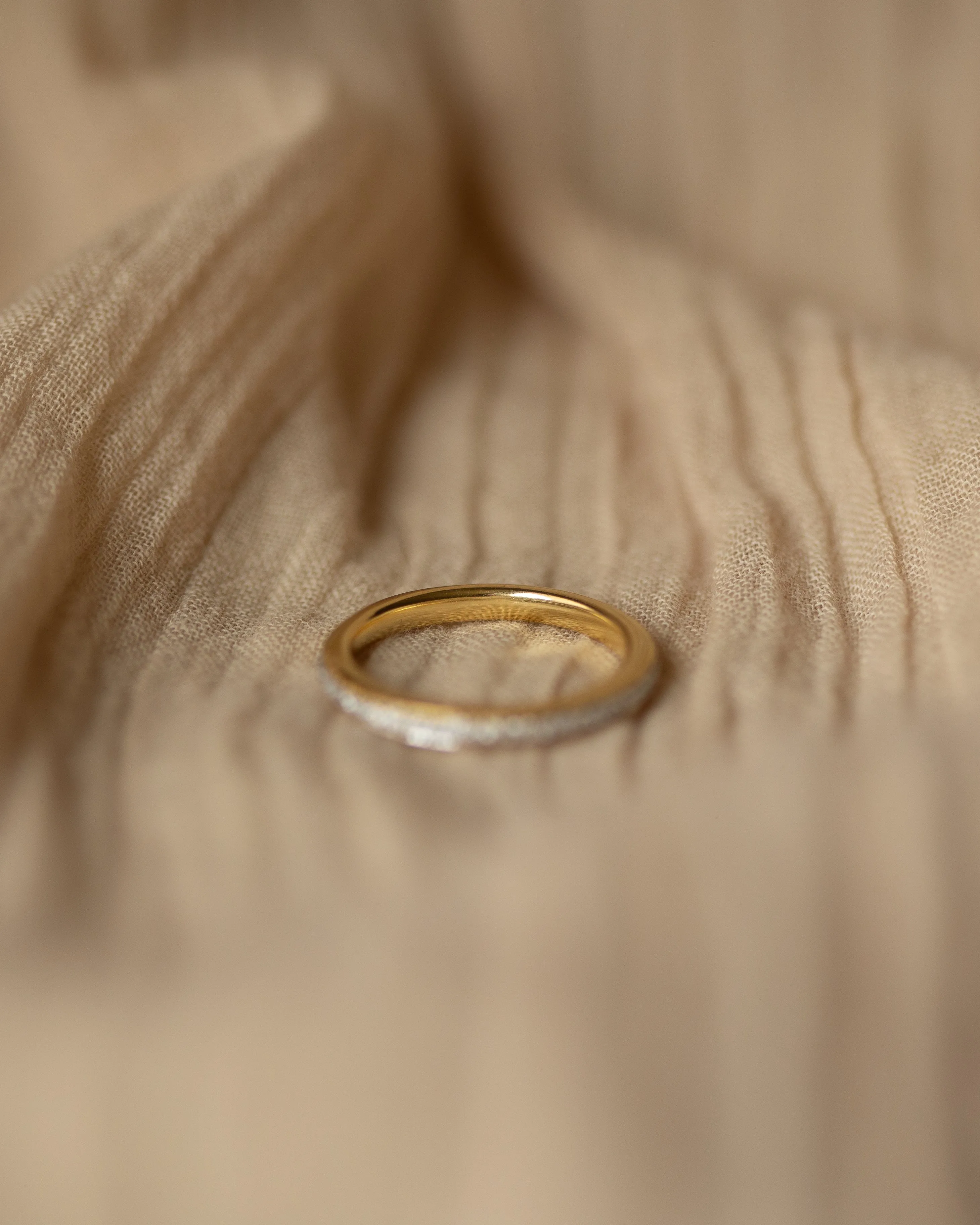 Victoria 18ct Gold Diamond Half Eternity Ring sold by Rock n Rose product image thumbnail 5