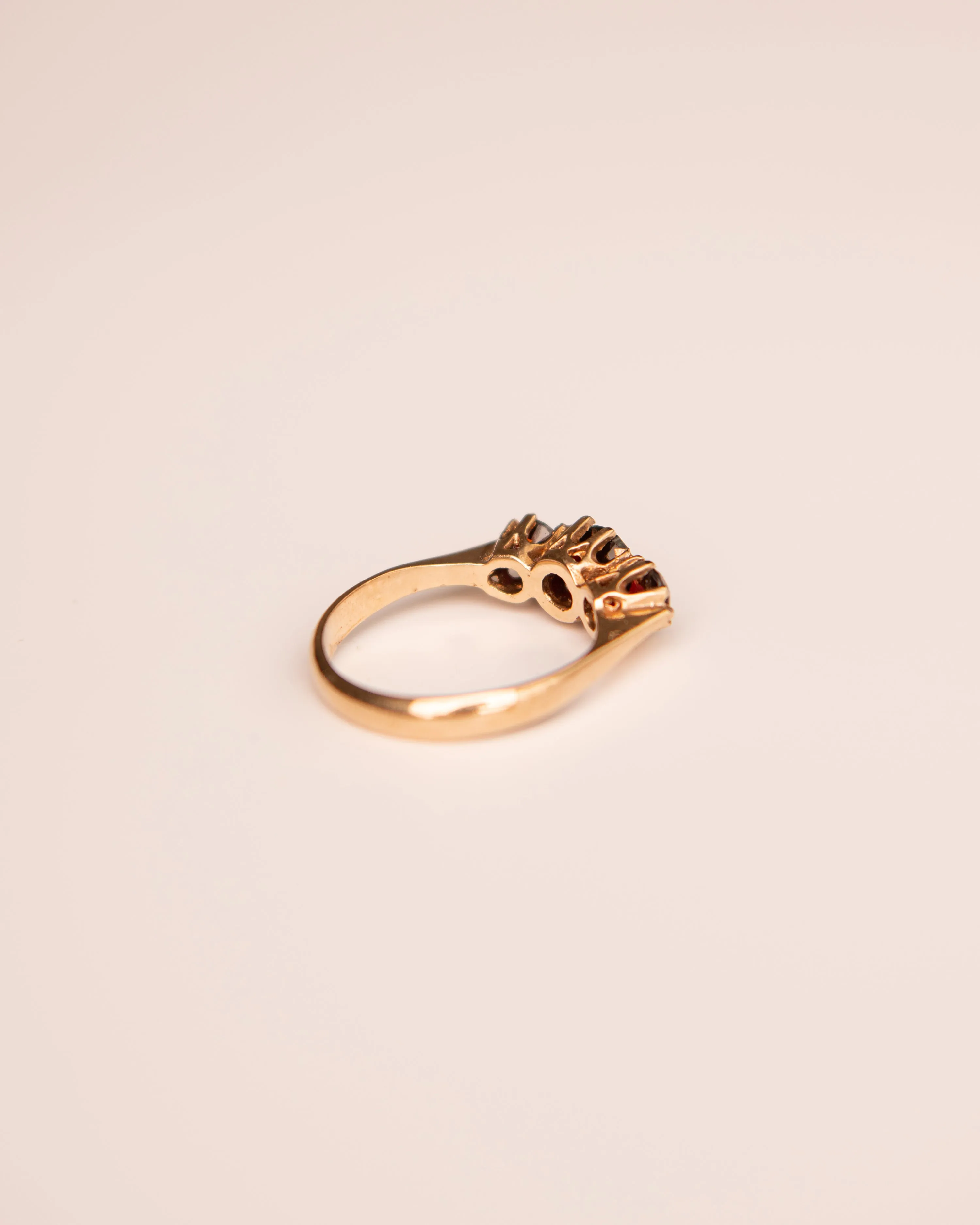 Elm 9ct Gold Garnet Ring sold by Rock n Rose product image thumbnail 5