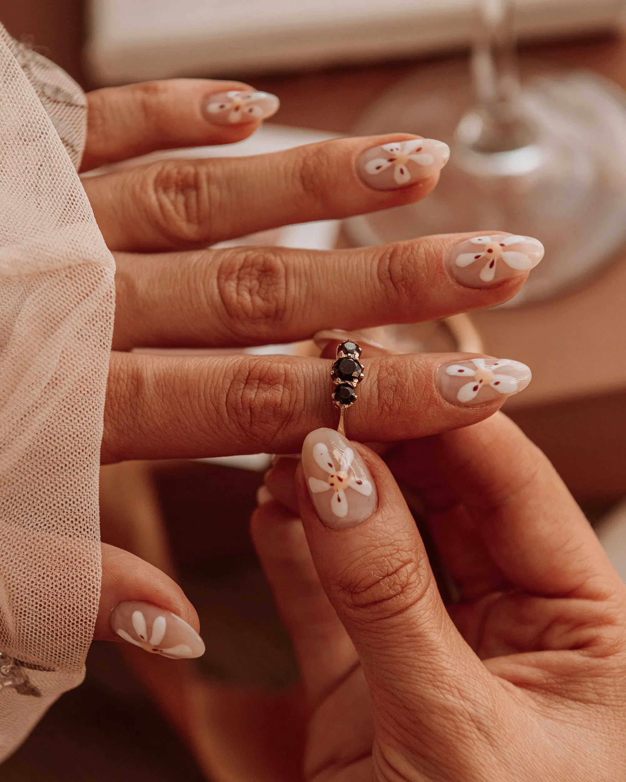 Elm 9ct Gold Garnet Ring sold by Rock n Rose product image thumbnail 3