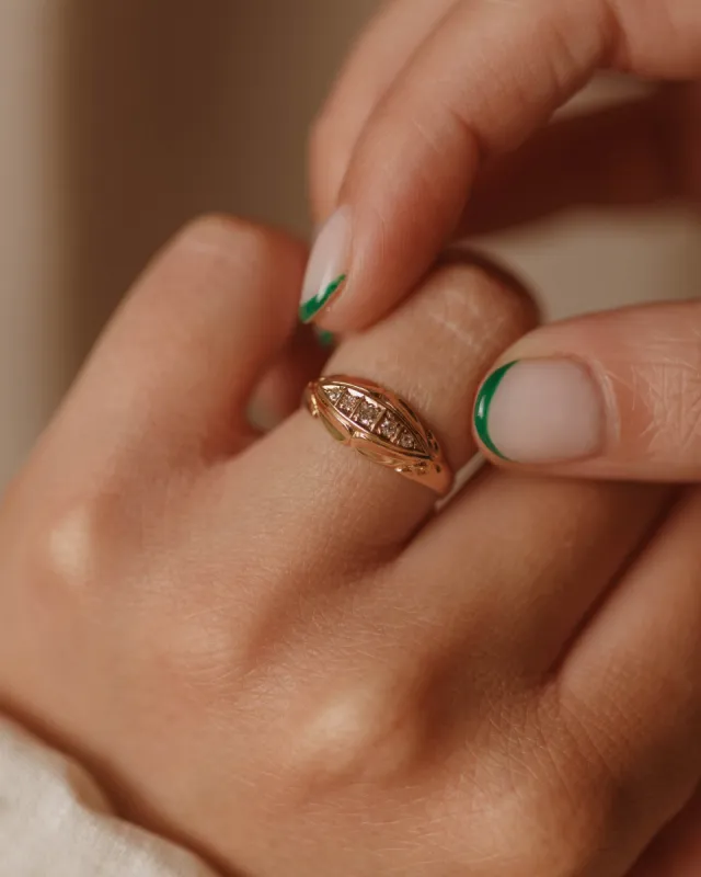 Alma 1916 18ct Gold Antique Diamond Ring sold by Rock n Rose