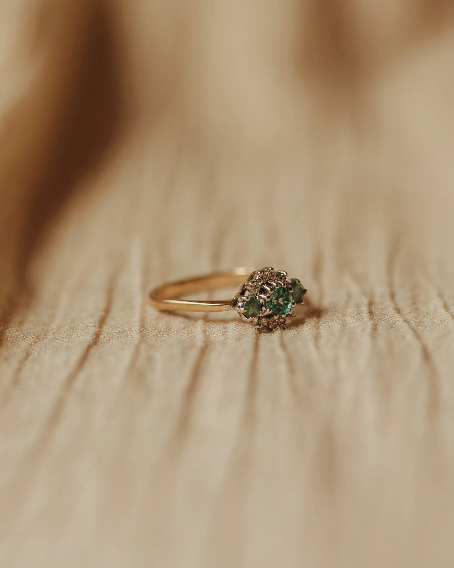 Janis 9ct Gold Emerald Ring sold by Rock n Rose product image thumbnail 3