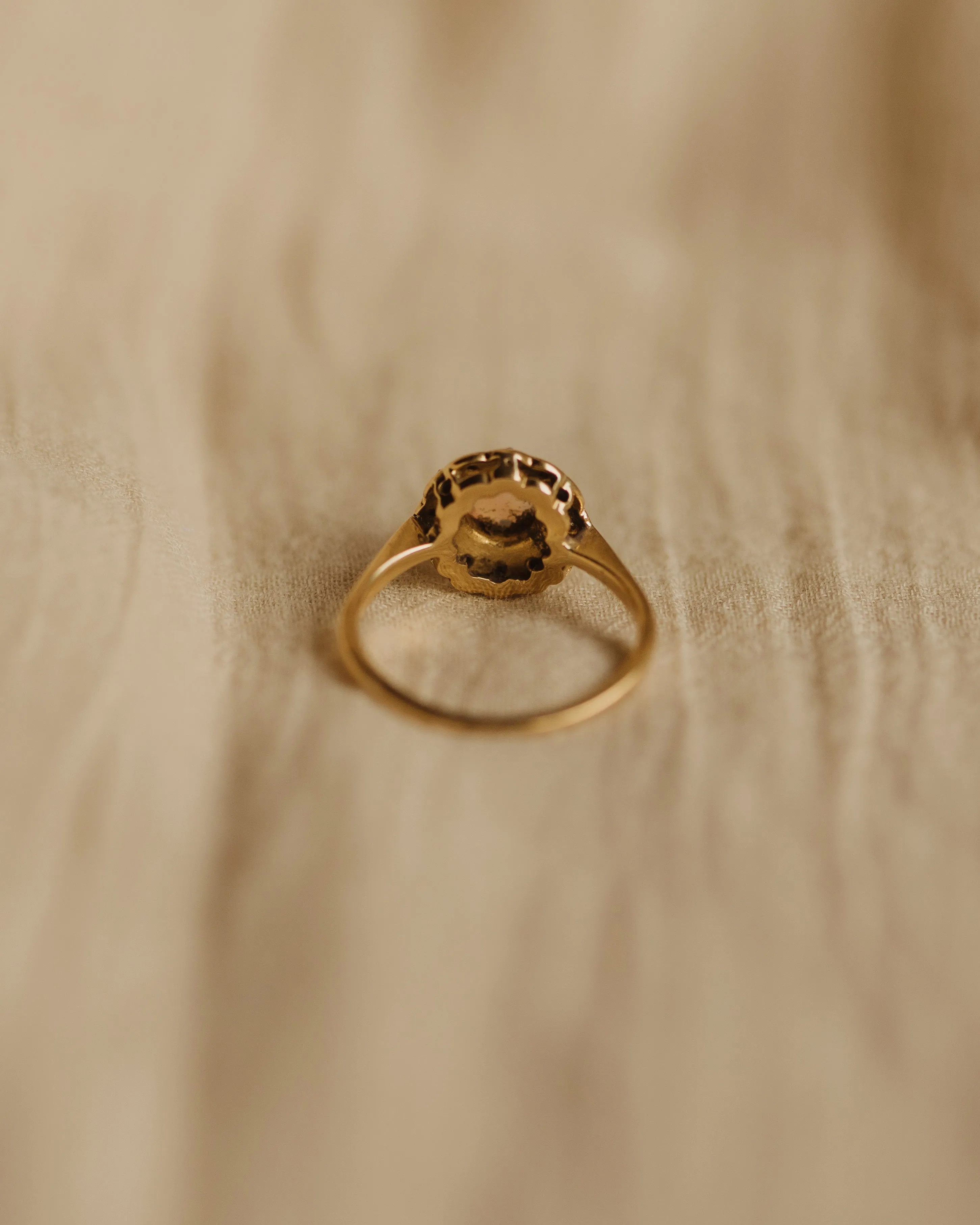 Janie Vintage 18ct Gold Opal & Diamond Ring sold by Rock n Rose product image thumbnail 4