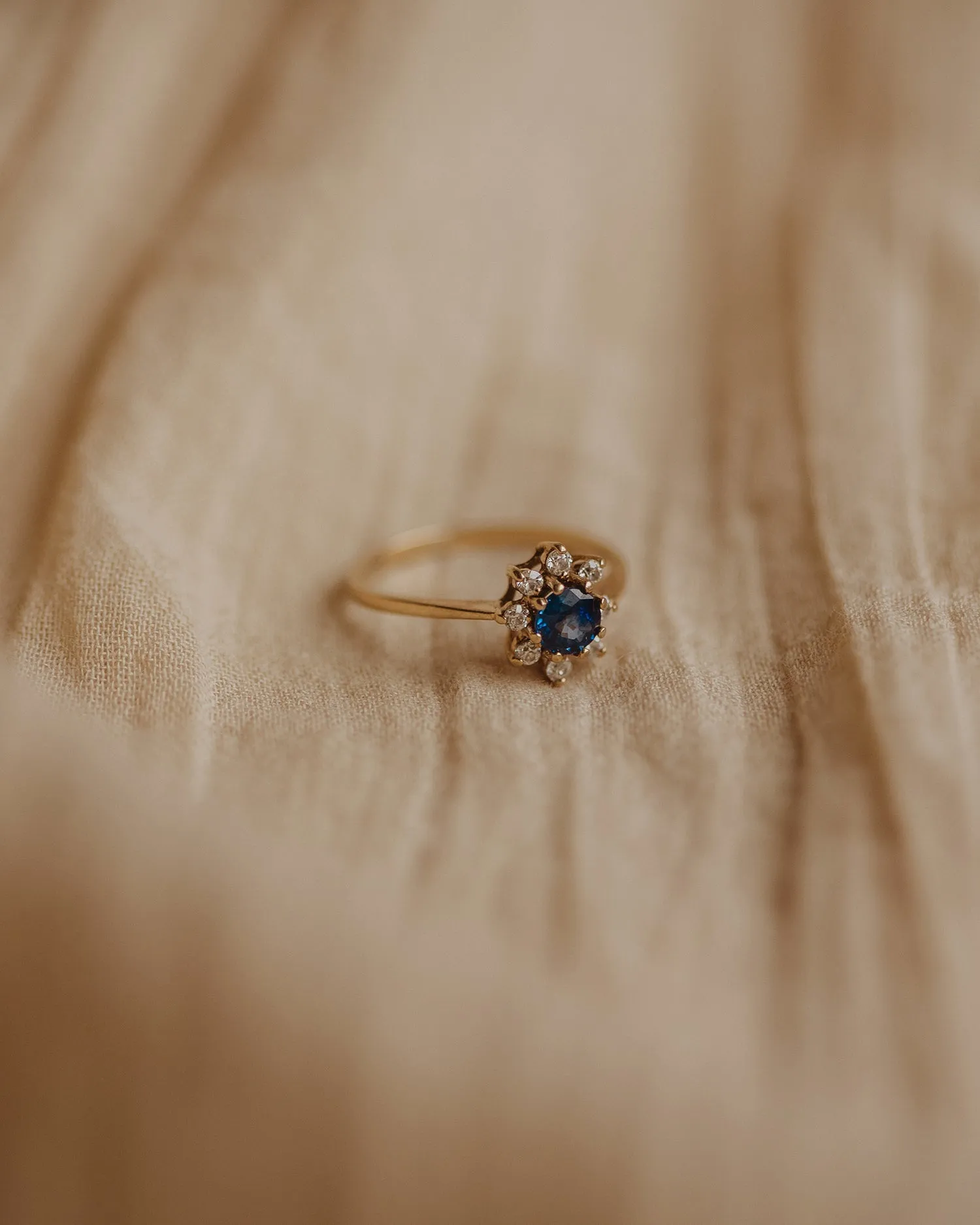 Antonia 1987 9ct Gold Blue Topaz Ring sold by Rock n Rose product image thumbnail 3