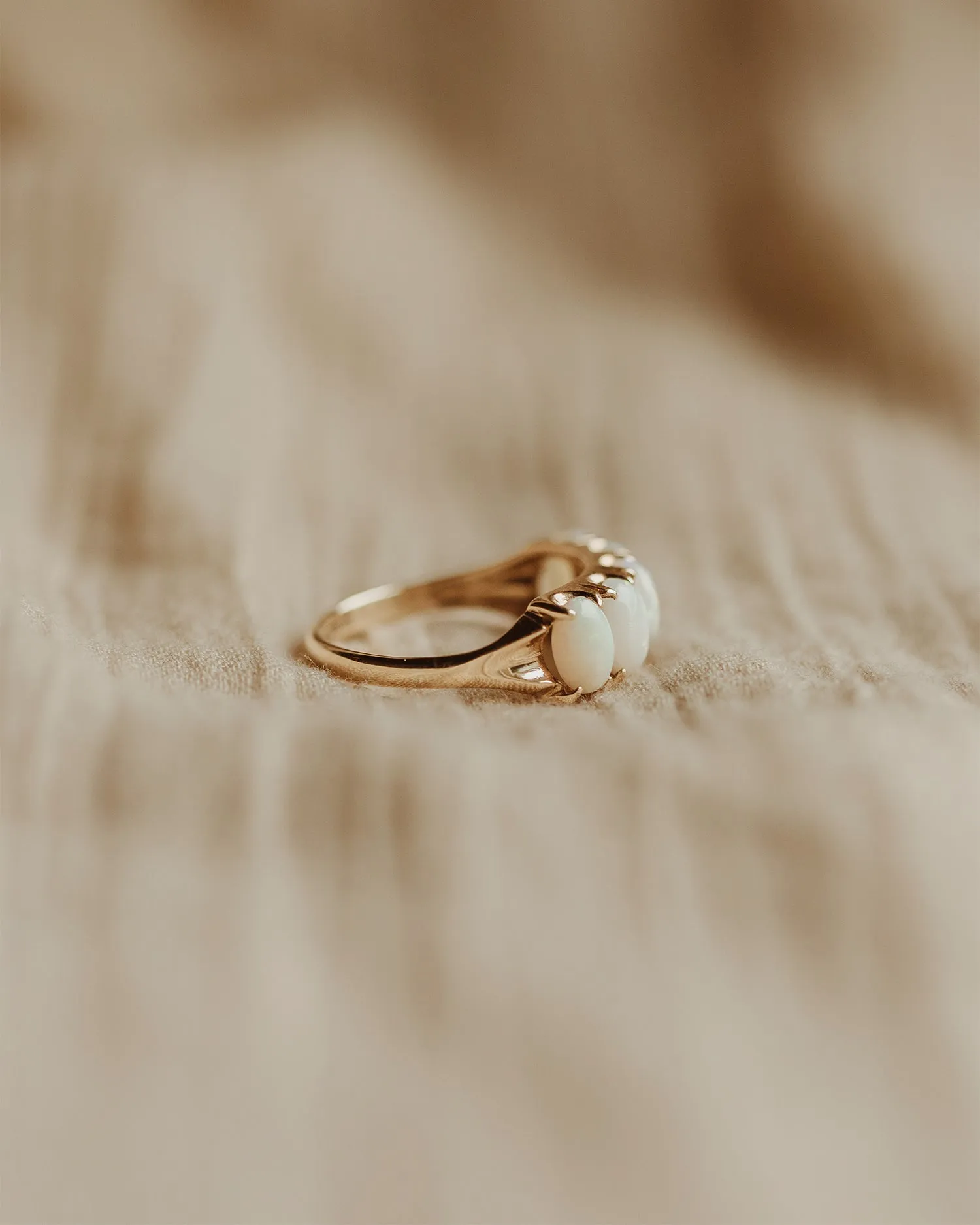 Erma 1974 9ct Gold Opal Ring sold by Rock n Rose product image thumbnail 4