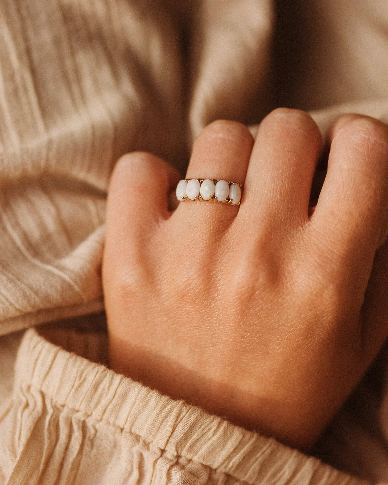 Erma 1974 9ct Gold Opal Ring sold by Rock n Rose