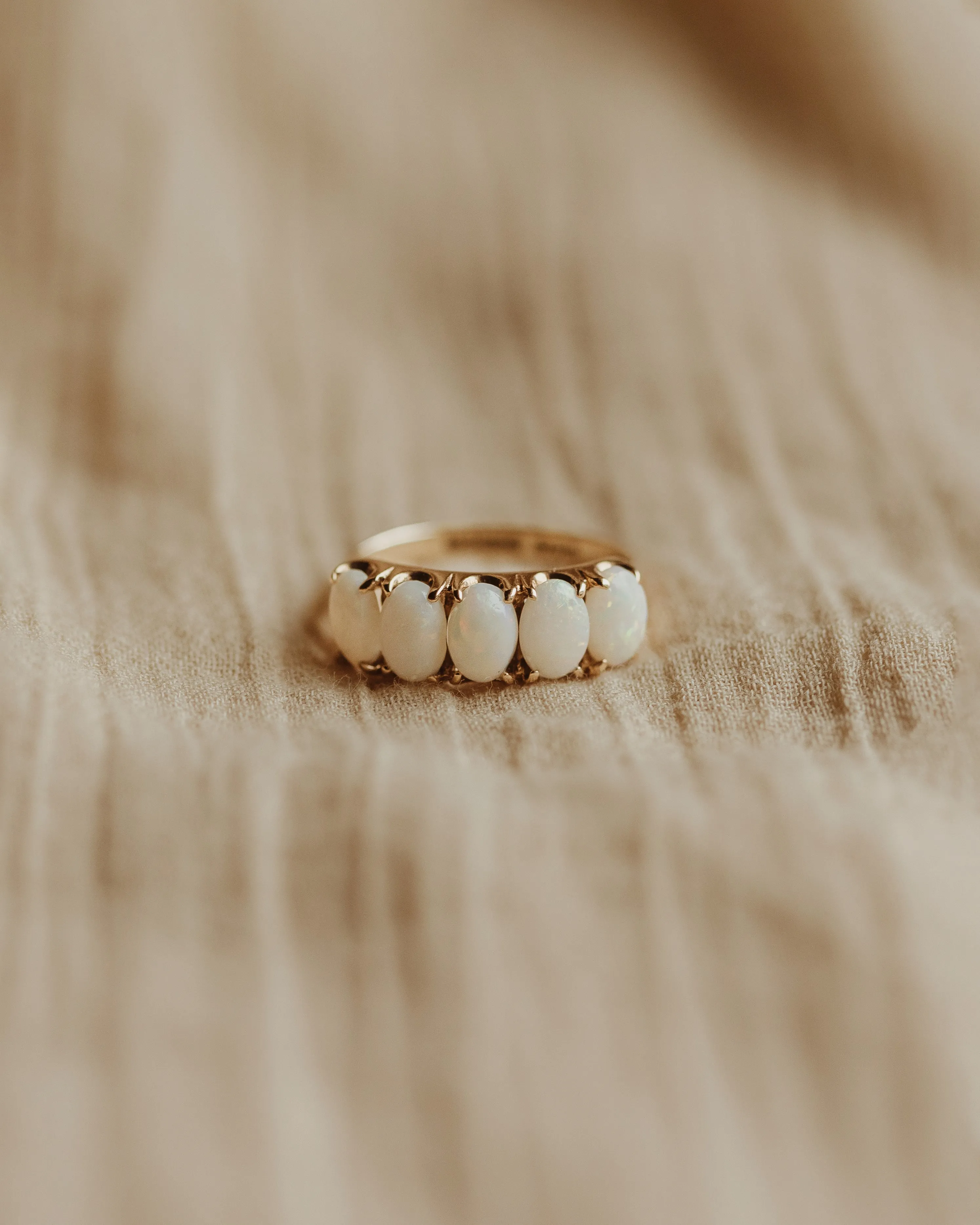 Erma 1974 9ct Gold Opal Ring sold by Rock n Rose product image thumbnail 2