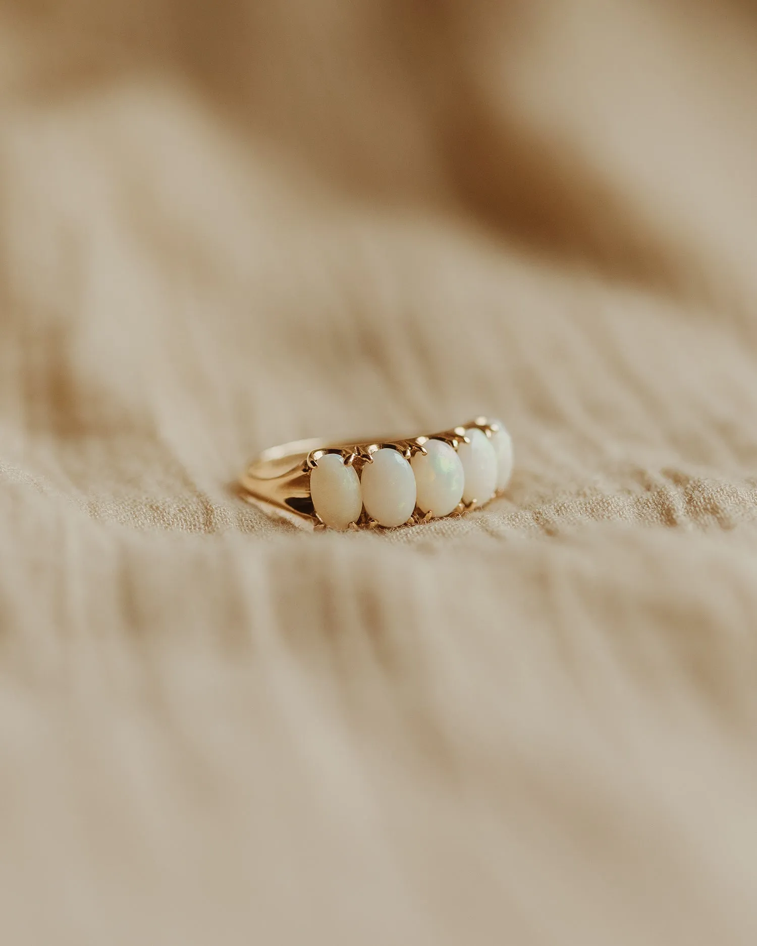 Erma 1974 9ct Gold Opal Ring sold by Rock n Rose product image thumbnail 3