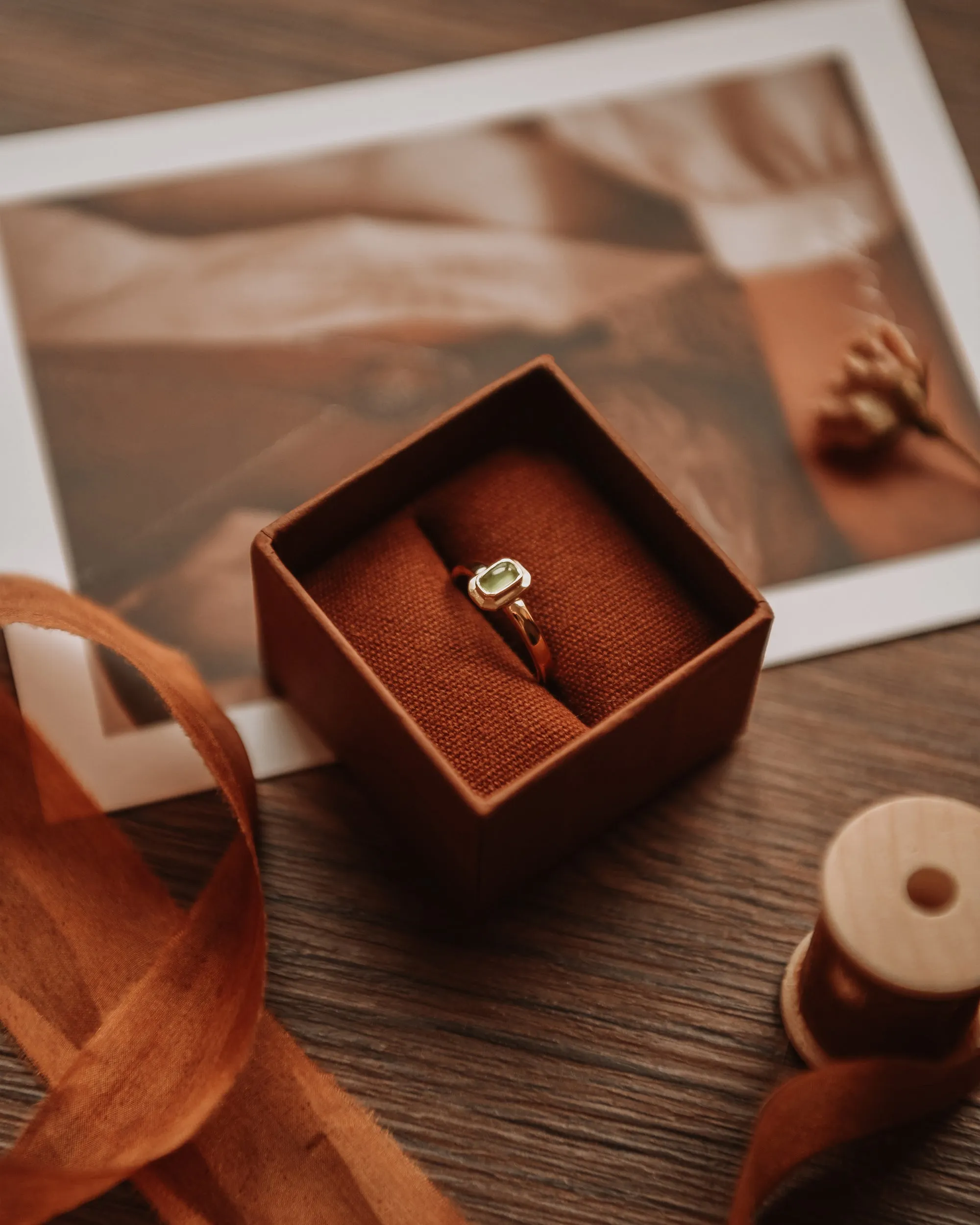 Frances Gold Vermeil Birthstone Ring - August sold by Rock n Rose product image thumbnail 5