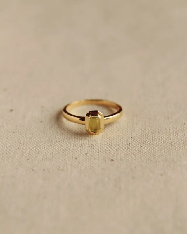 Frances Gold Vermeil Birthstone Ring - August sold by Rock n Rose