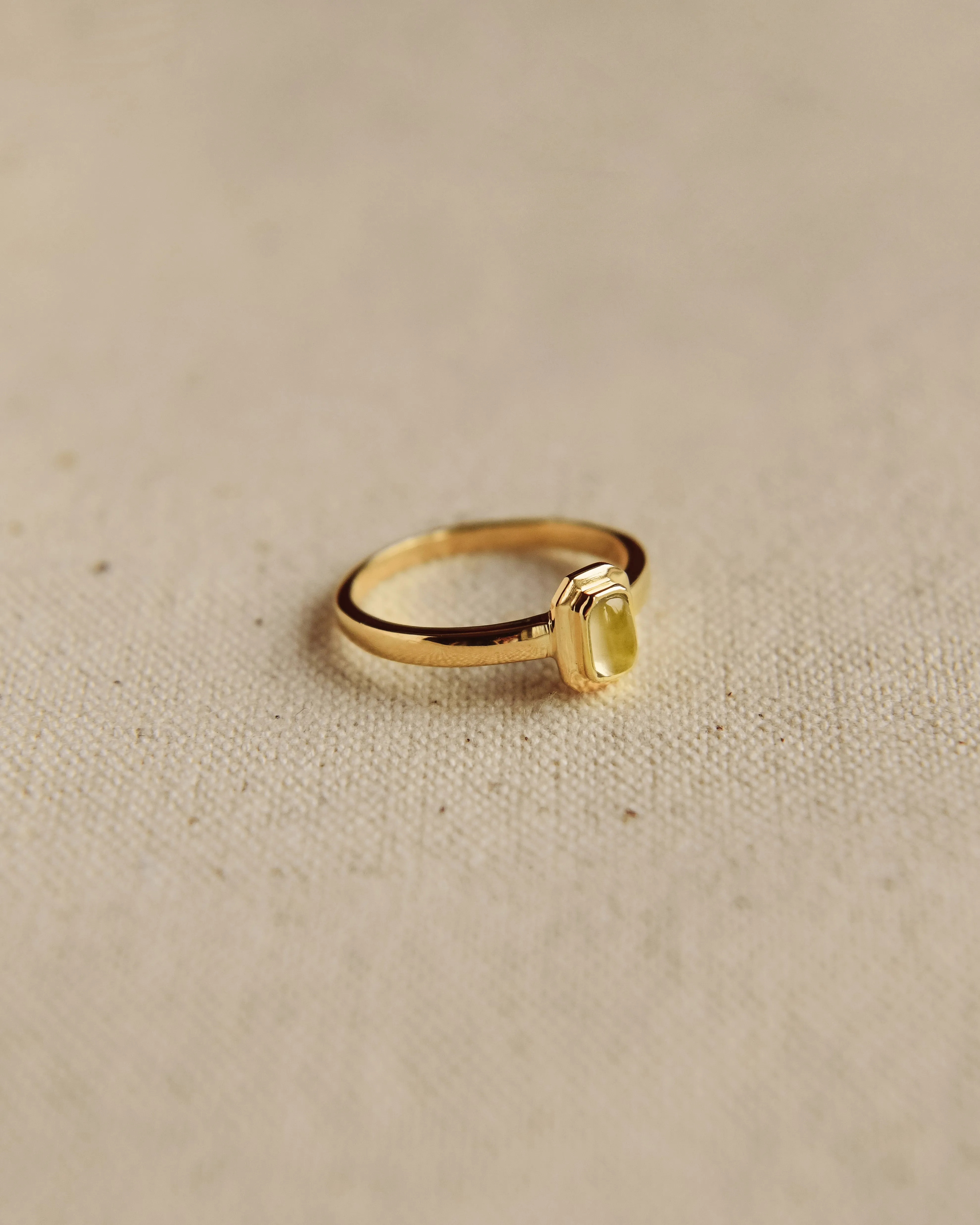 Frances Gold Vermeil Birthstone Ring - August sold by Rock n Rose product image thumbnail 3