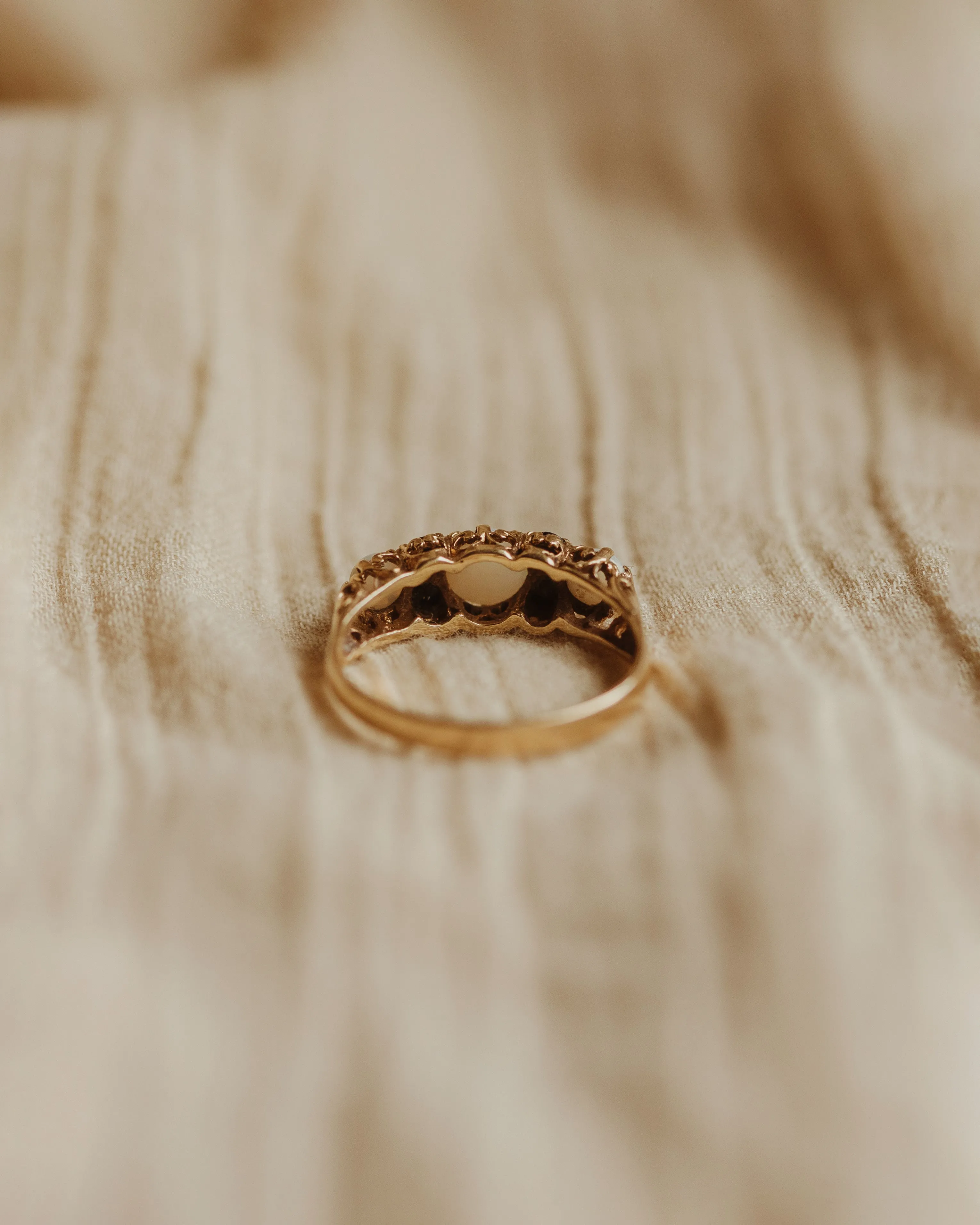 Evelyn 9ct Gold Opal & Sapphire Ring sold by Rock n Rose product image thumbnail 5