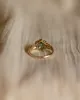 Marigold 1989 Vintage 9ct Gold Emerald Cluster Ring sold by Rock n Rose