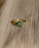 Marigold 1989 Vintage 9ct Gold Emerald Cluster Ring sold by Rock n Rose