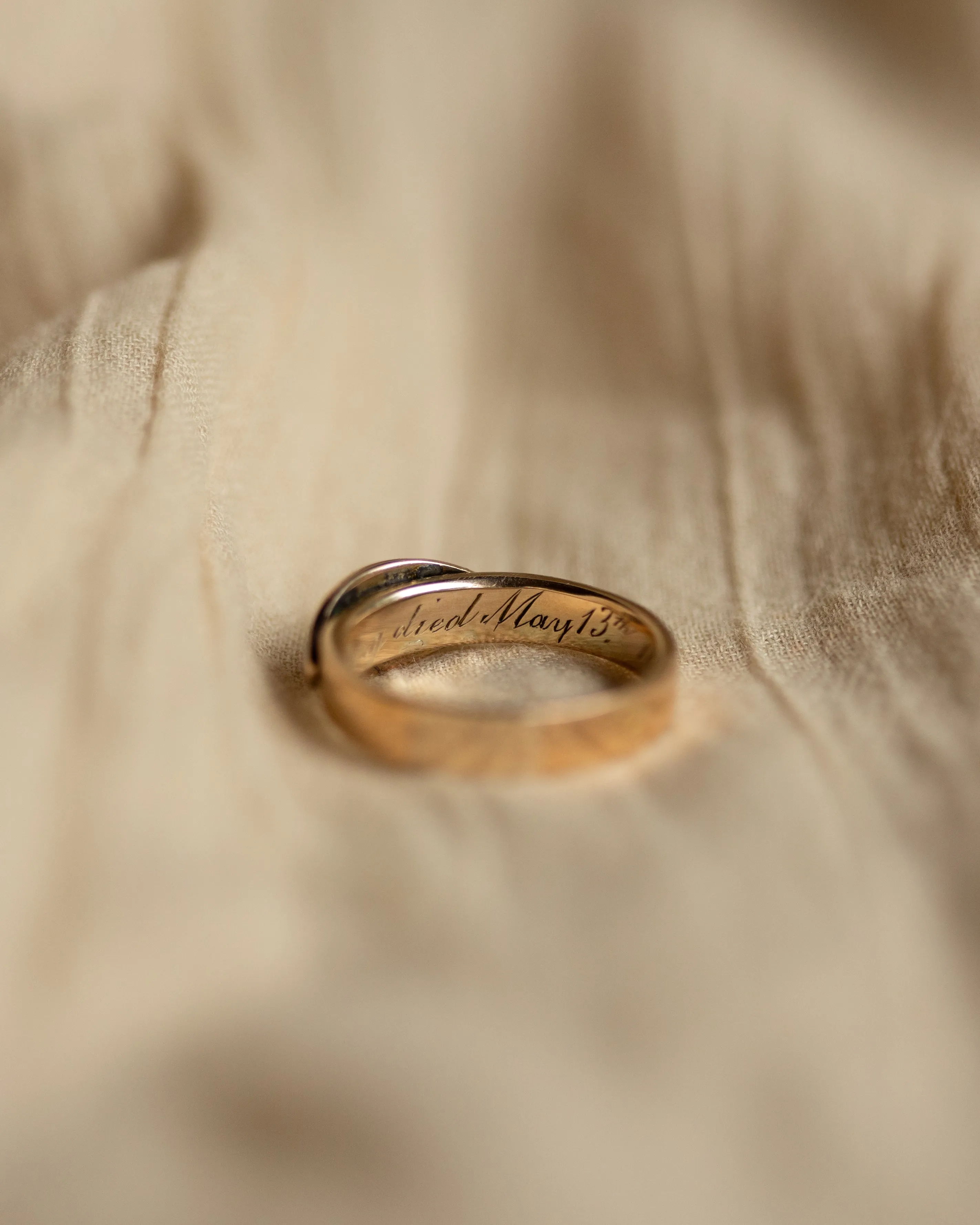 Blanch Antique Victorian 9ct Gold Coral & Pearl Ring sold by Rock n Rose product image thumbnail 5