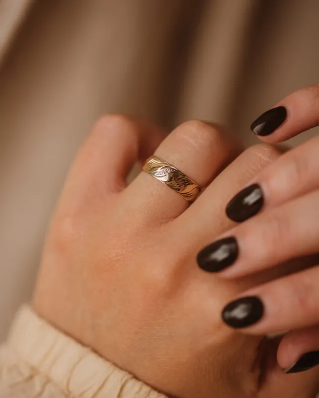 Nancy 1989 9ct Gold Diamond Band Ring sold by Rock n Rose