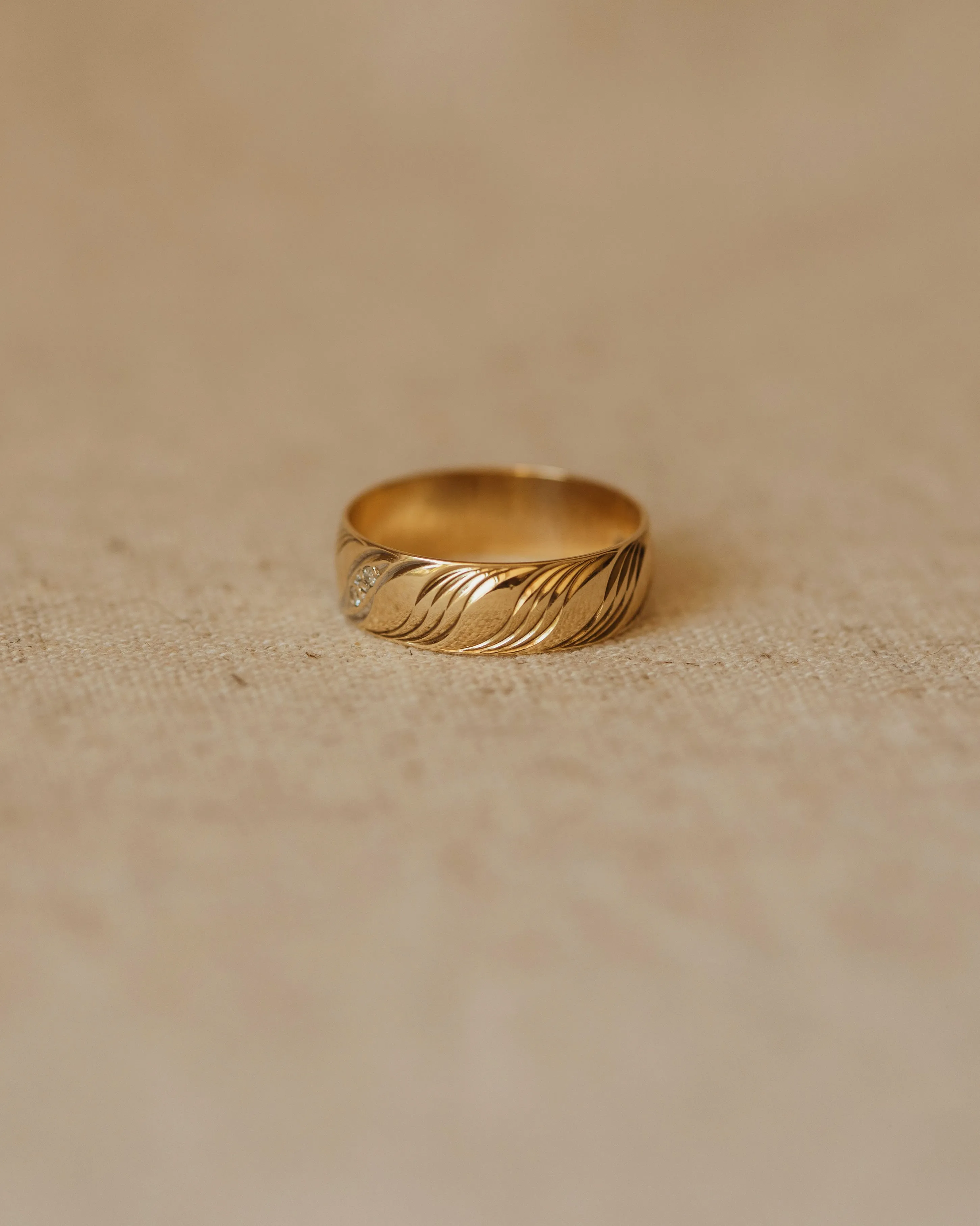 Nancy 1989 9ct Gold Diamond Band Ring sold by Rock n Rose product image thumbnail 3