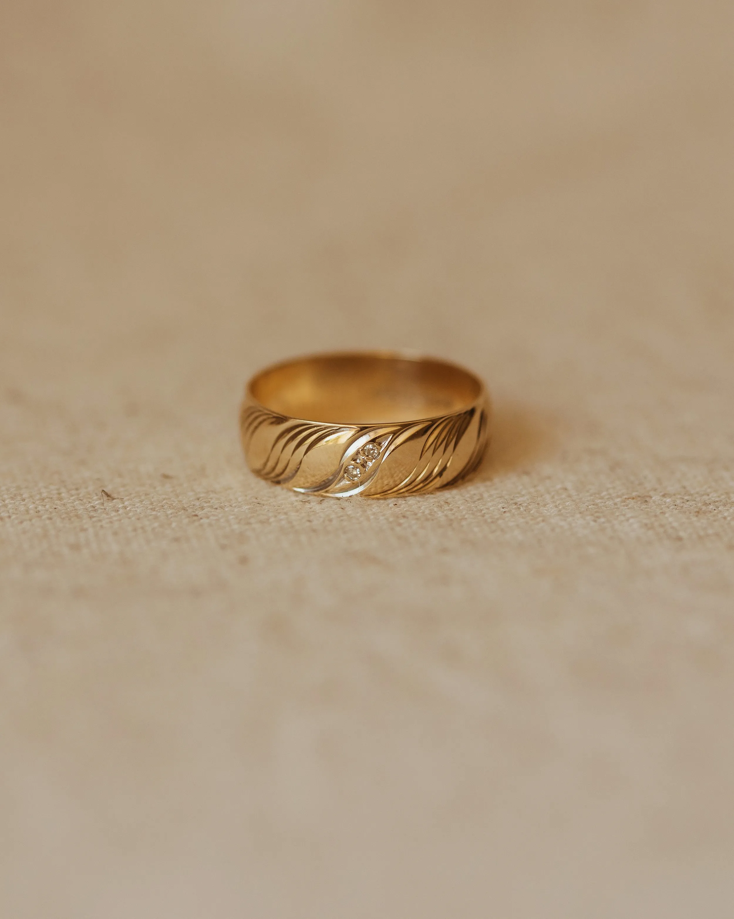 Nancy 1989 9ct Gold Diamond Band Ring sold by Rock n Rose product image thumbnail 2