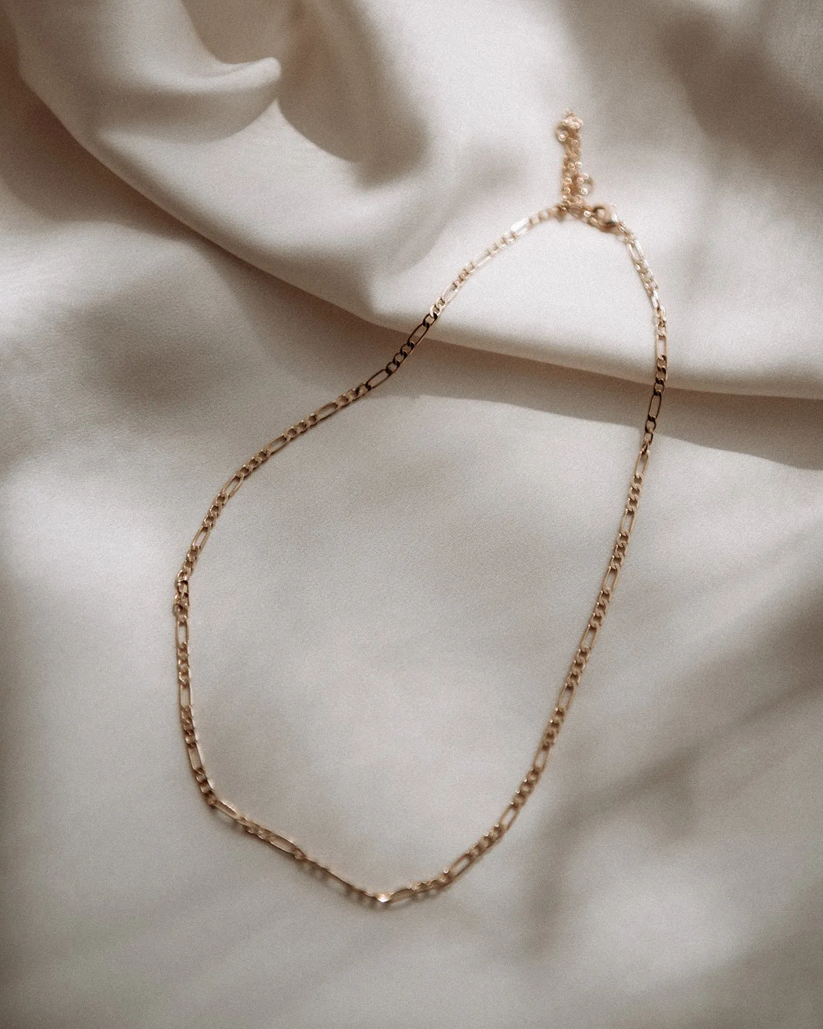 Lois Gold Vermeil Delicate Figaro Chain Necklace sold by Rock n Rose product image thumbnail 2