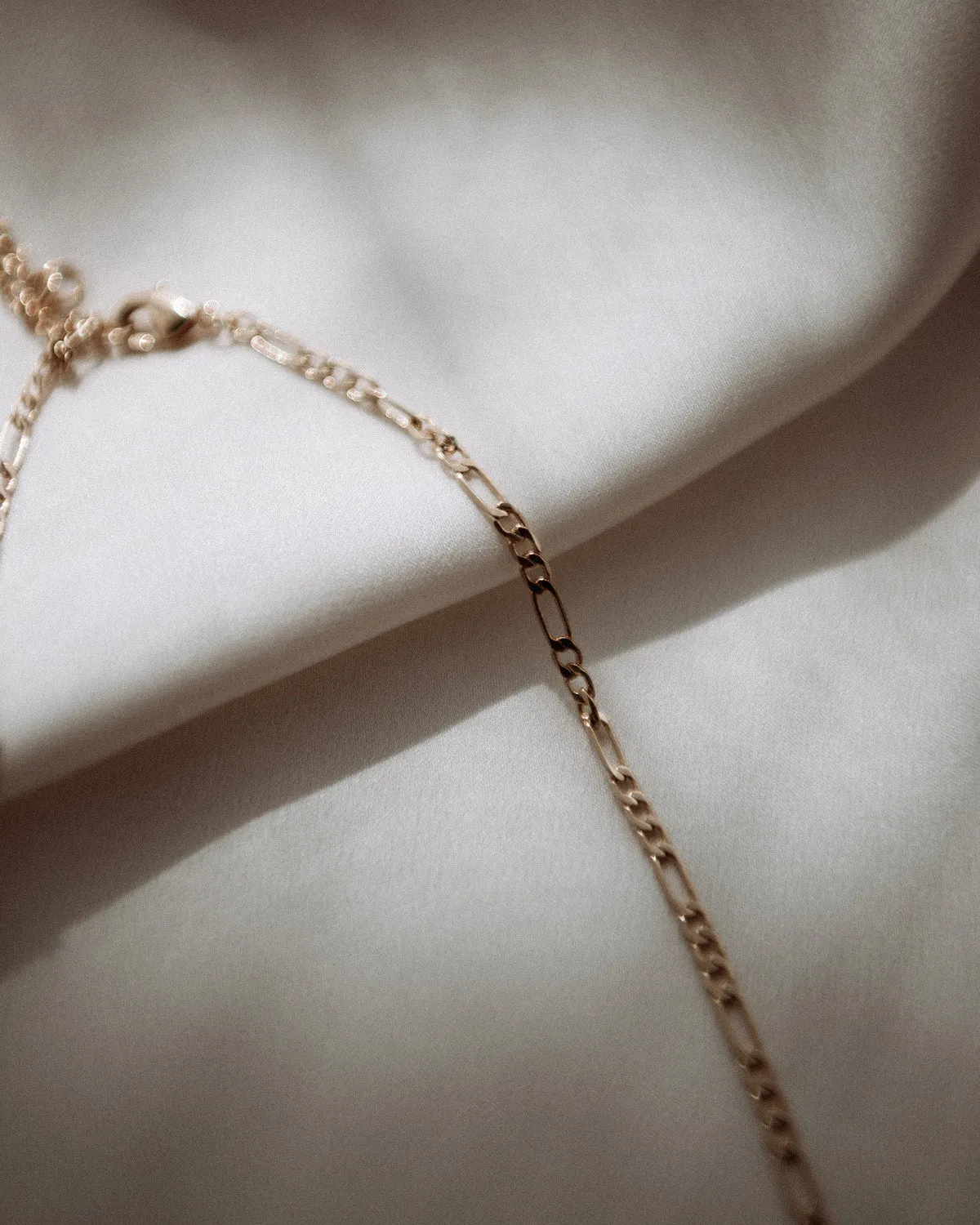 Lois Gold Vermeil Delicate Figaro Chain Necklace sold by Rock n Rose product image thumbnail 5