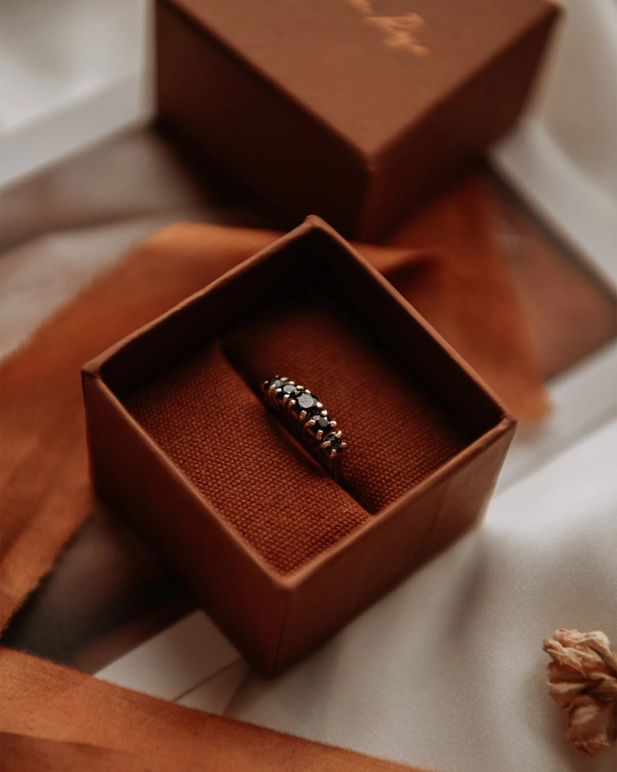 Nell 9ct Gold Vintage Sapphire Ring sold by Rock n Rose product image thumbnail 3