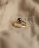 Verona Vintage 18ct Gold Sapphire & Diamond Cluster Ring sold by Rock n Rose