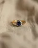 Verona Vintage 18ct Gold Sapphire & Diamond Cluster Ring sold by Rock n Rose