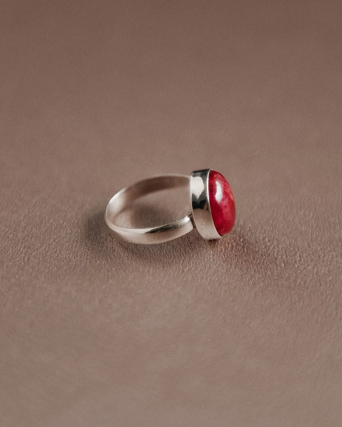 Ebba Sterling Silver Gemstone Ring - Ruby sold by Rock n Rose product image thumbnail 4